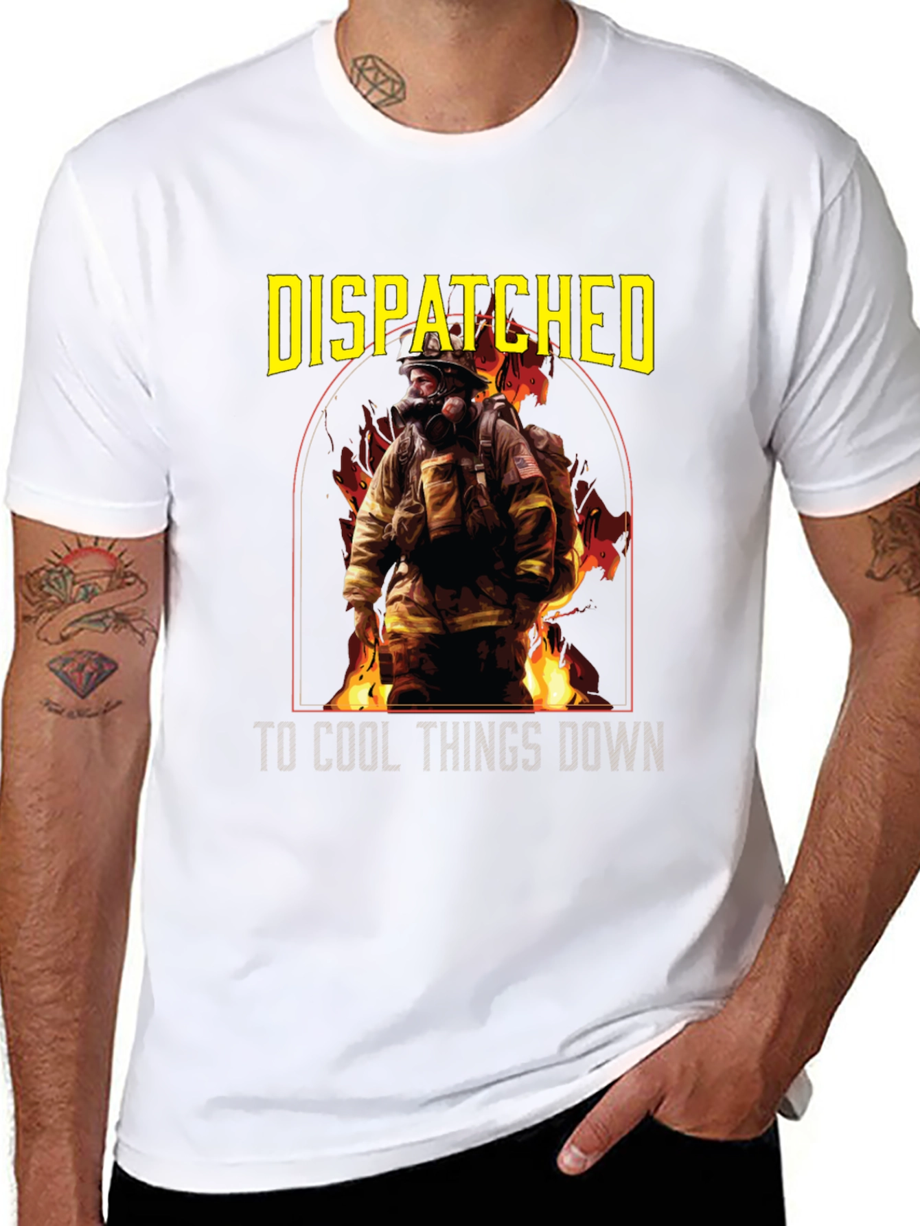 Firefighter Dispatcher T-Shirt - Cool Things Down