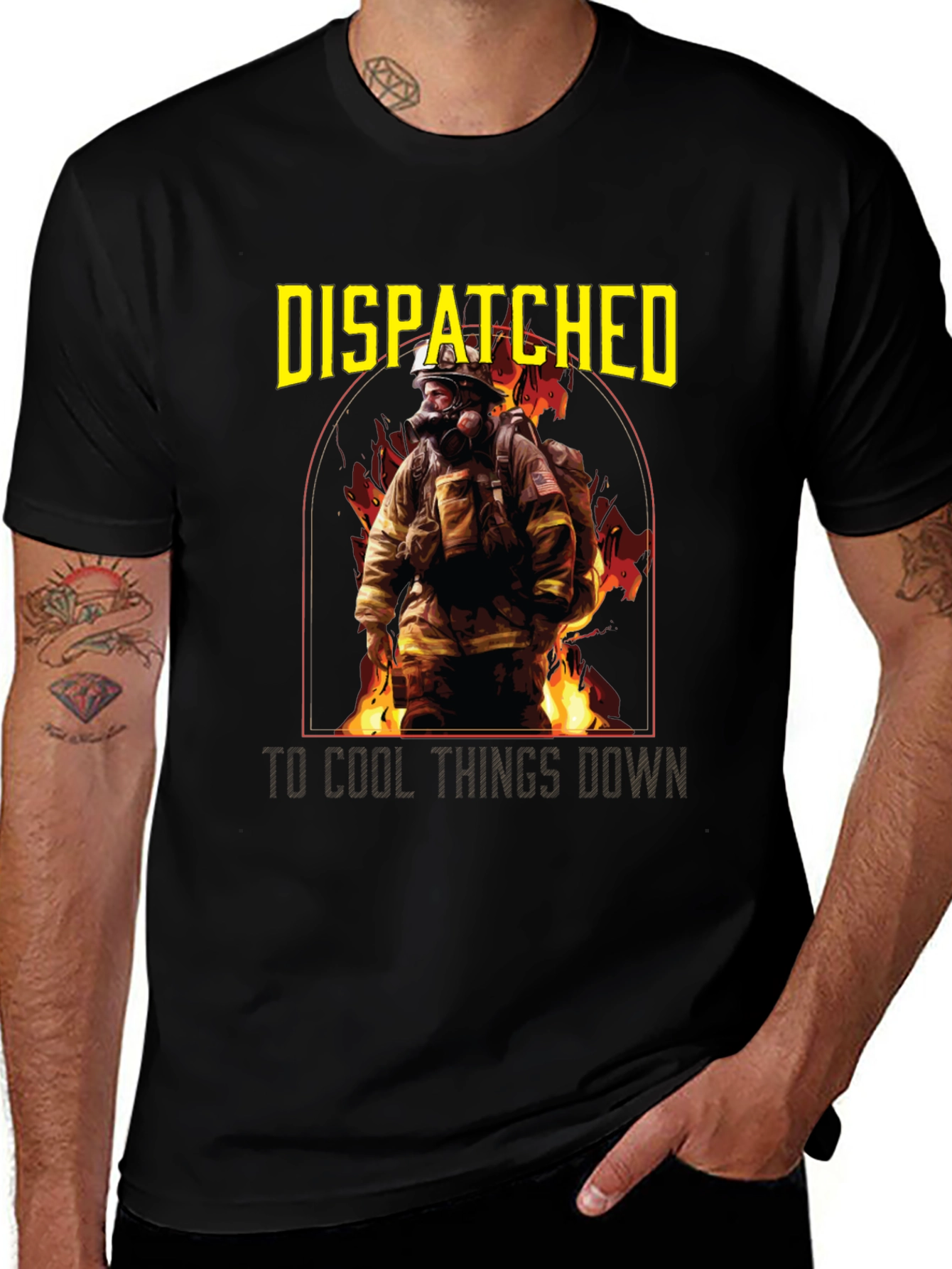 Firefighter Dispatcher T-Shirt - Cool Things Down