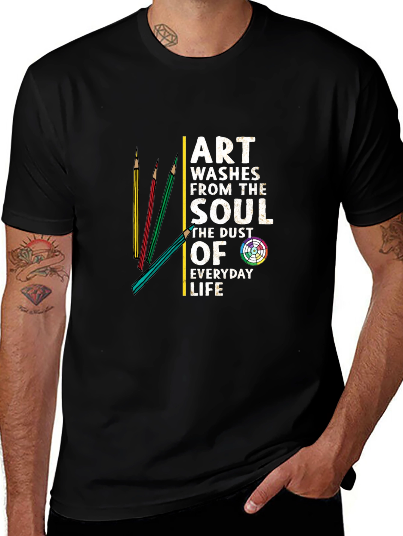 Art Washes The Soul Graphic T-Shirt