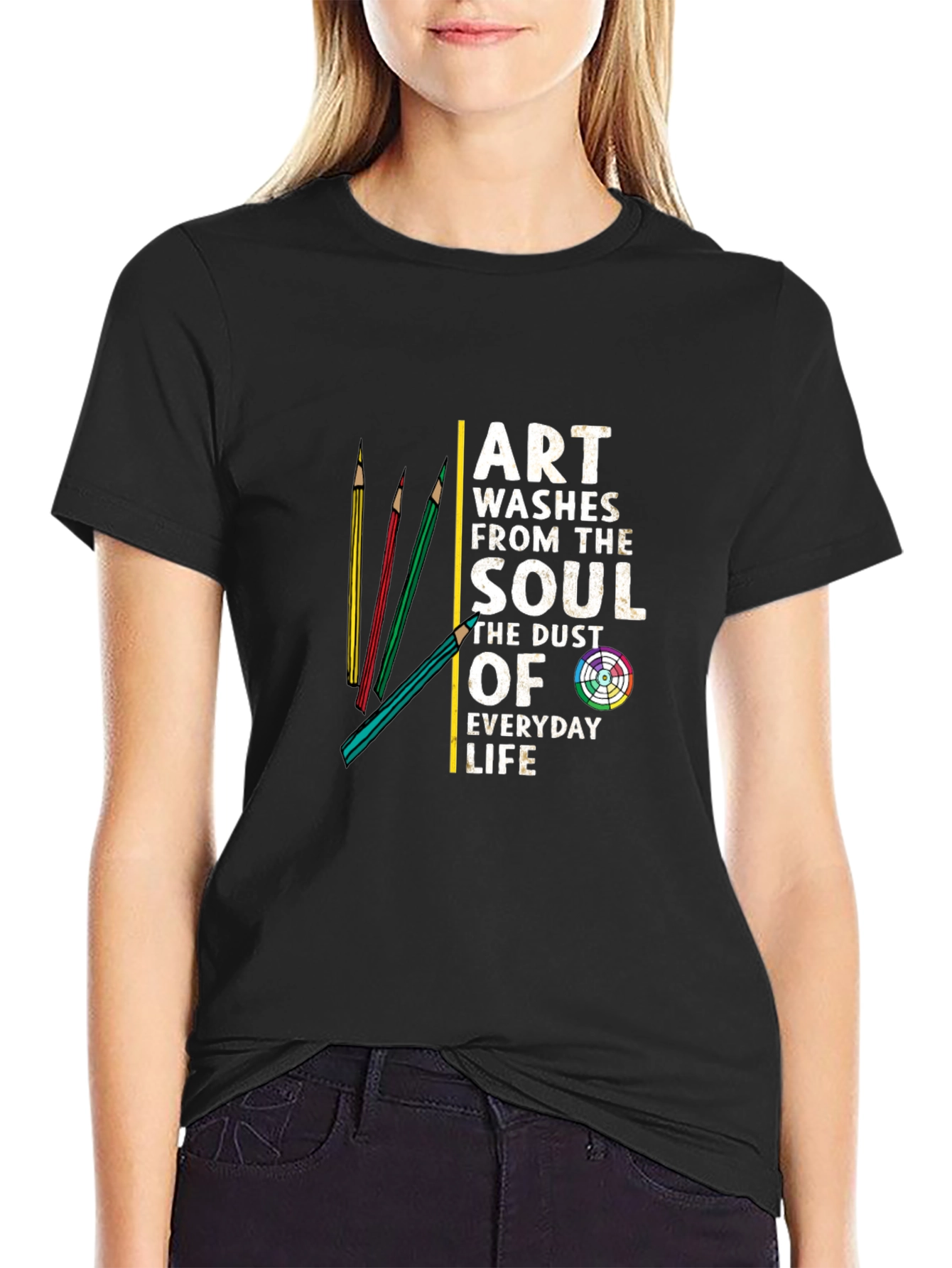 Art Washes The Soul Graphic T-Shirt