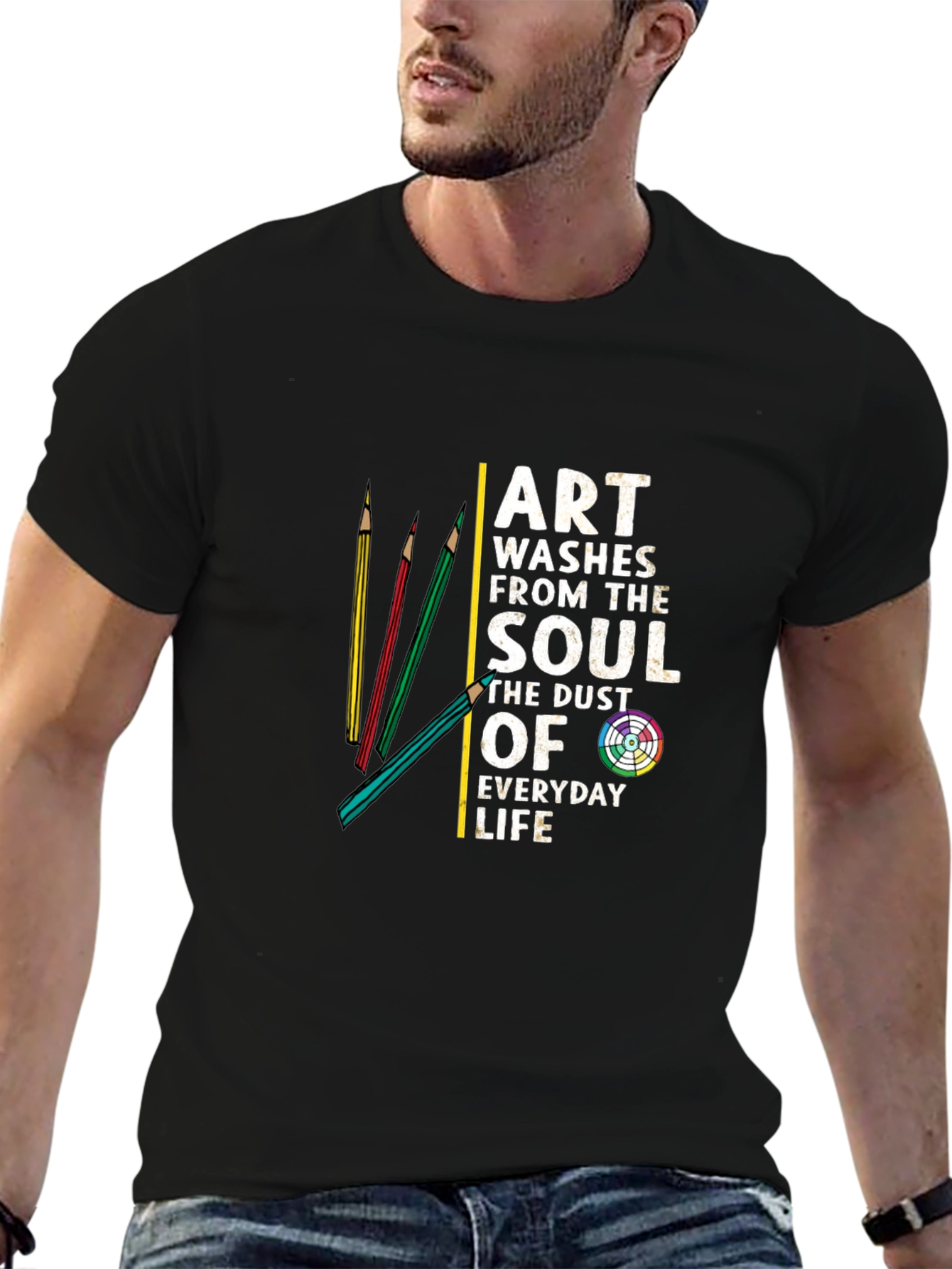 Art Washes The Soul Graphic T-Shirt