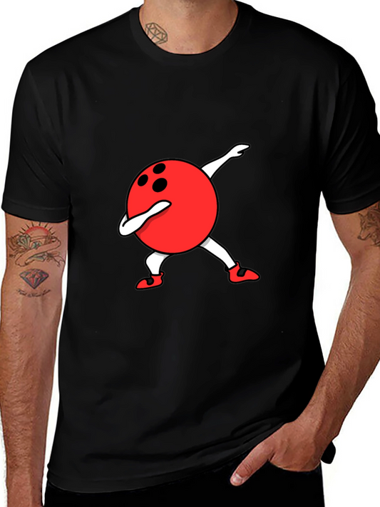 Dabbing Bowling Ball Graphic Tee