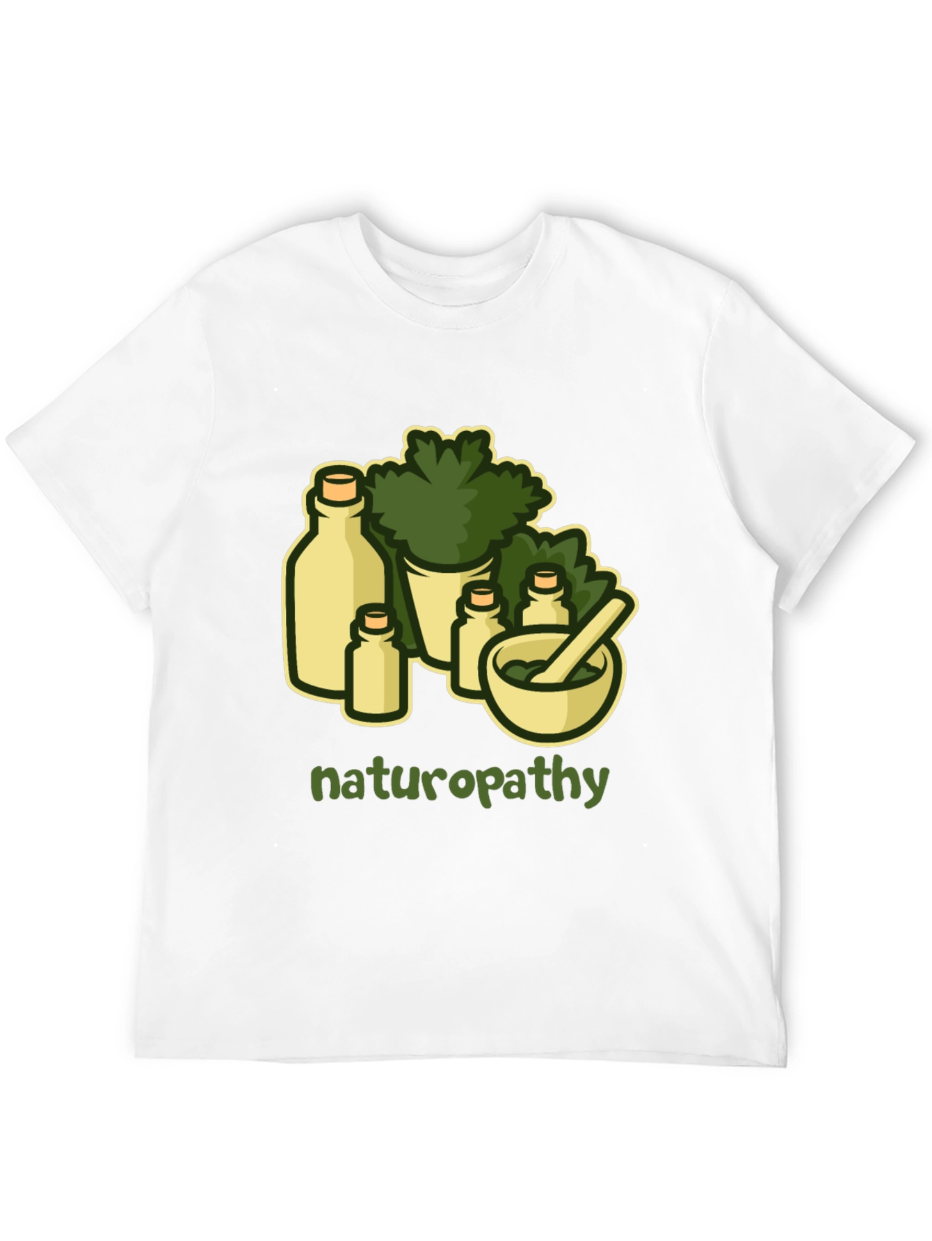 Naturopathy T-Shirt - Herbal Remedy Design