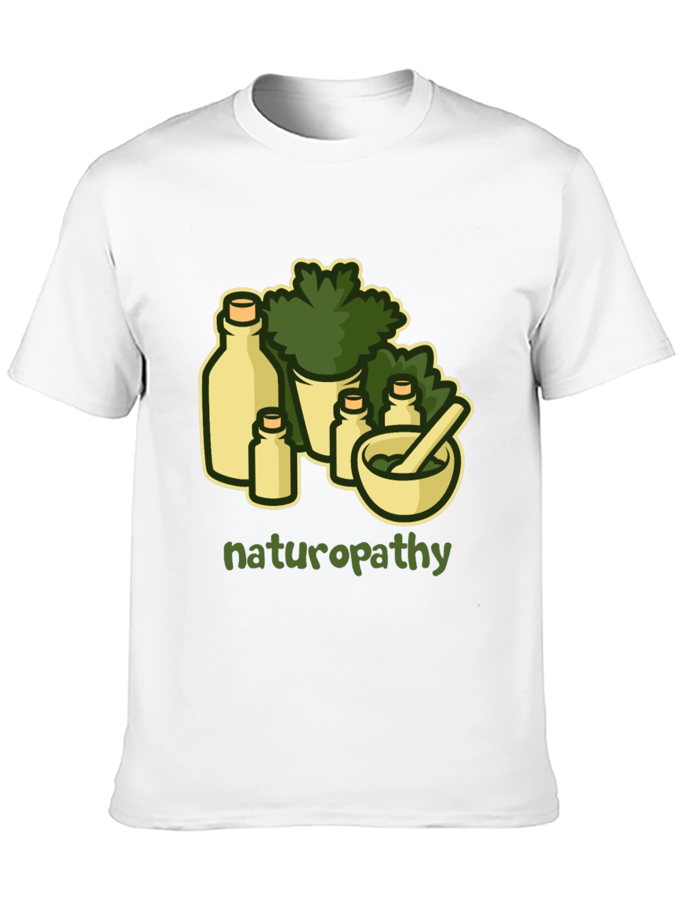 Naturopathy T-Shirt - Herbal Remedy Design
