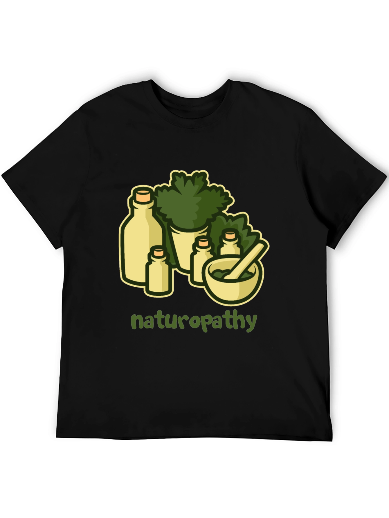 Naturopathy T-Shirt - Herbal Remedy Design