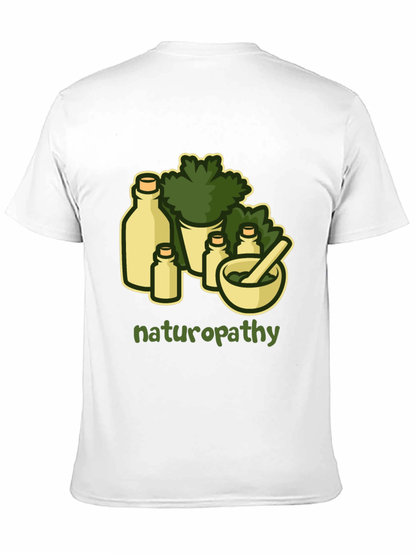 Naturopathy T-Shirt - Herbal Remedy Design
