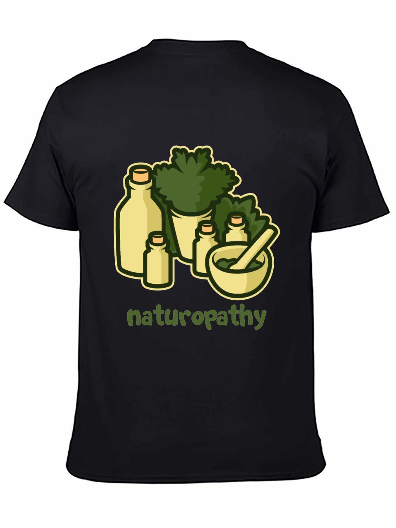 Naturopathy T-Shirt - Herbal Remedy Design