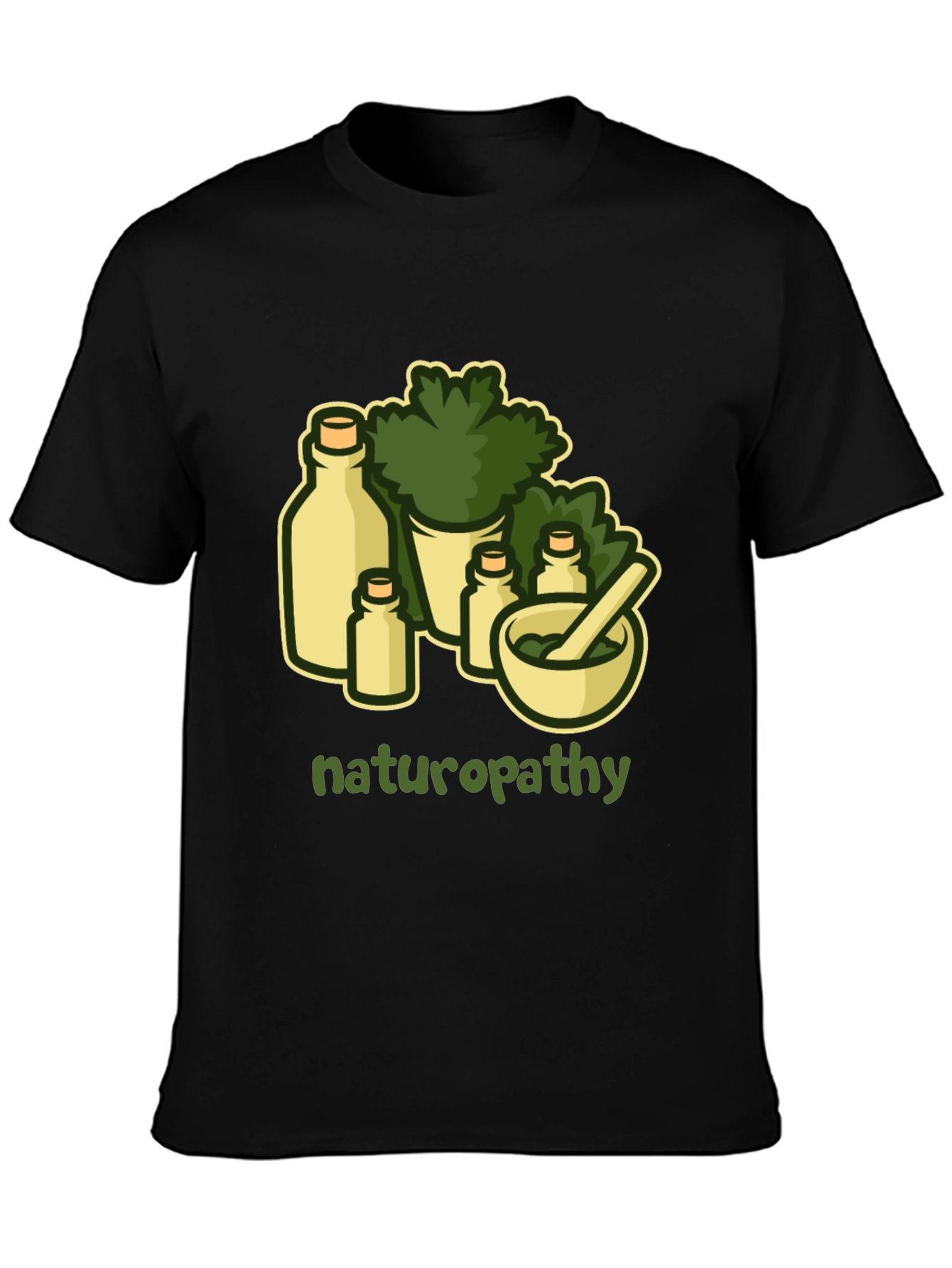 Naturopathy T-Shirt - Herbal Remedy Design