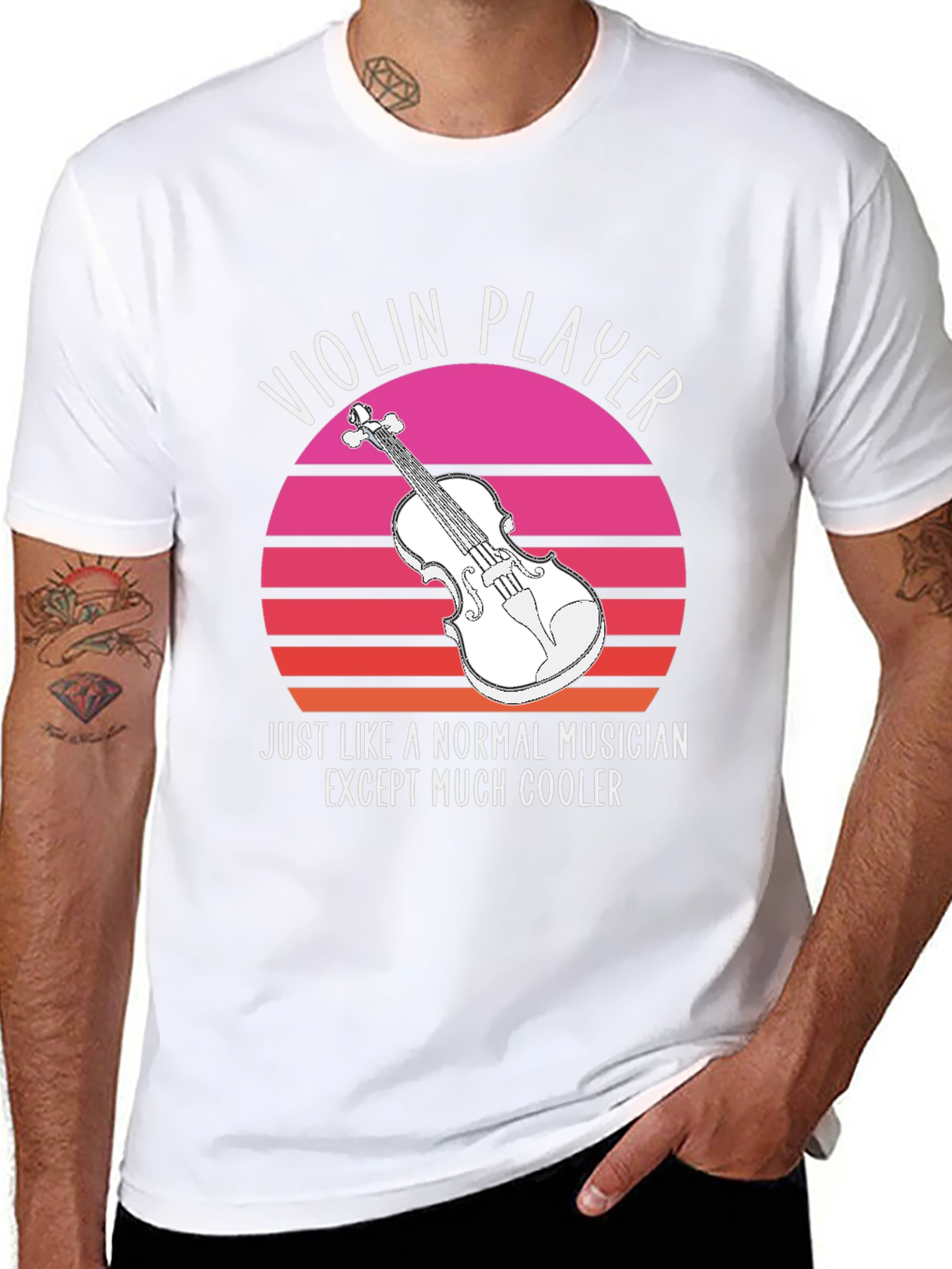 Violin Player T-Shirt - Musician Novelty Tee