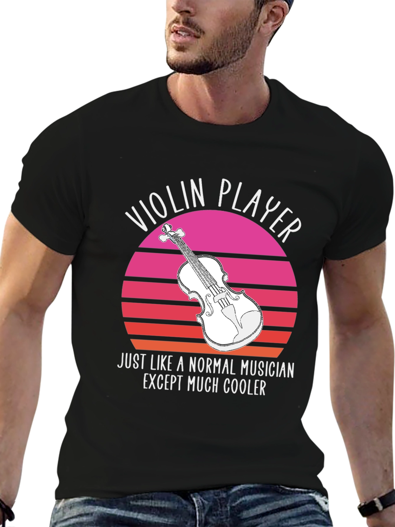 Violin Player T-Shirt - Musician Novelty Tee