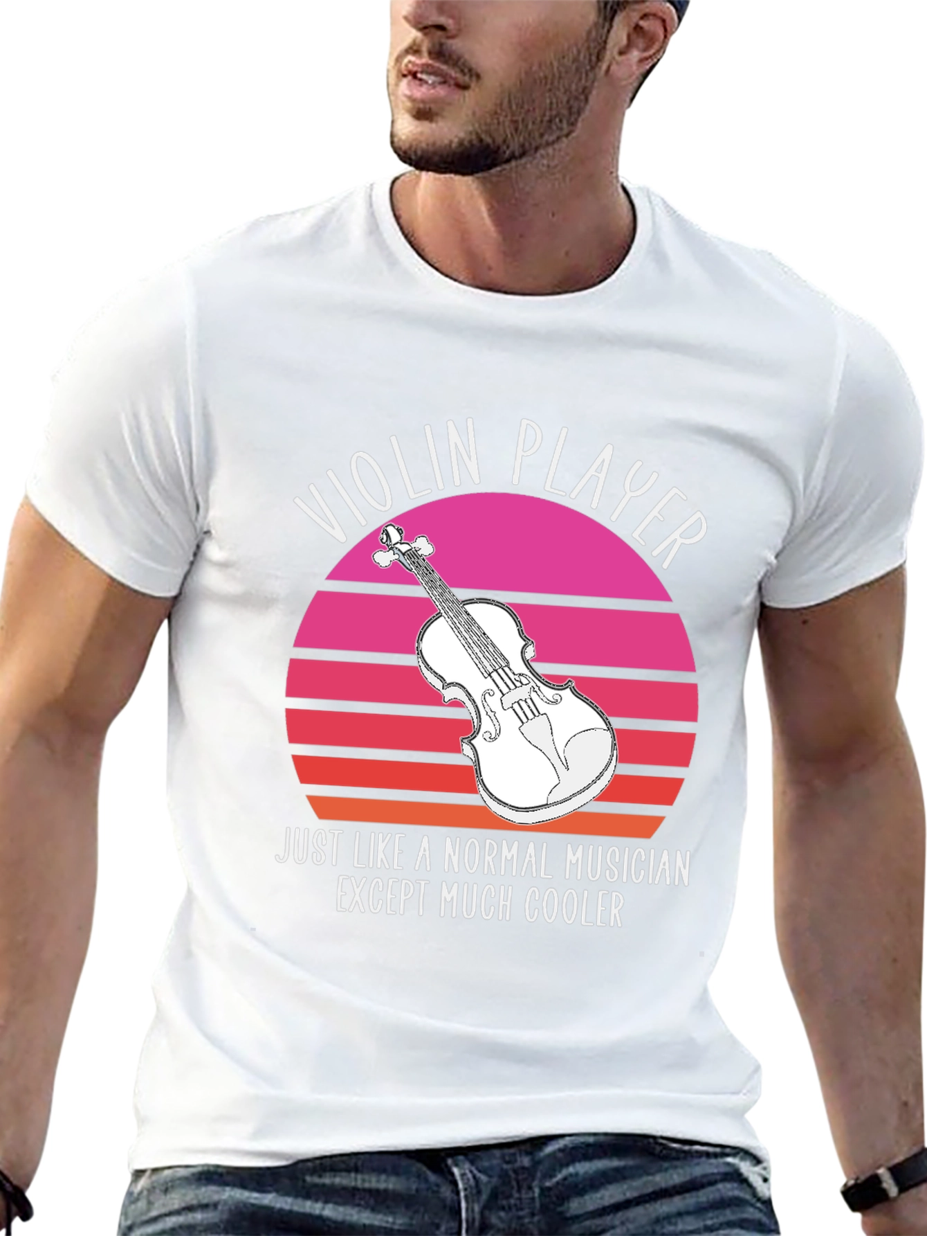 Violin Player T-Shirt - Musician Novelty Tee