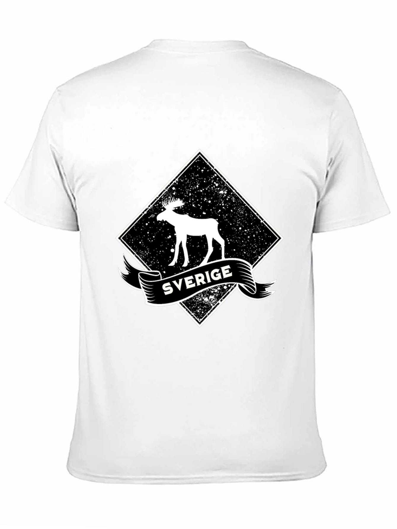 Sweden Sverige Moose Graphic T-Shirt