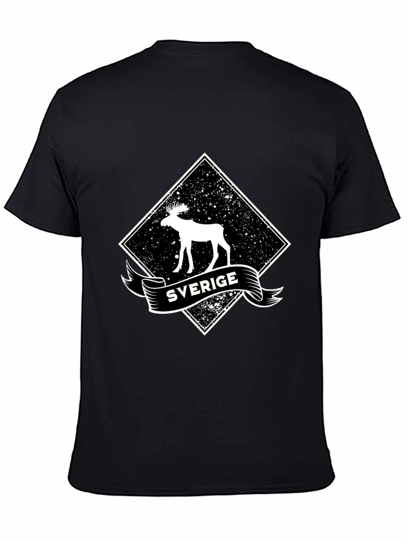 Sweden Sverige Moose Graphic T-Shirt