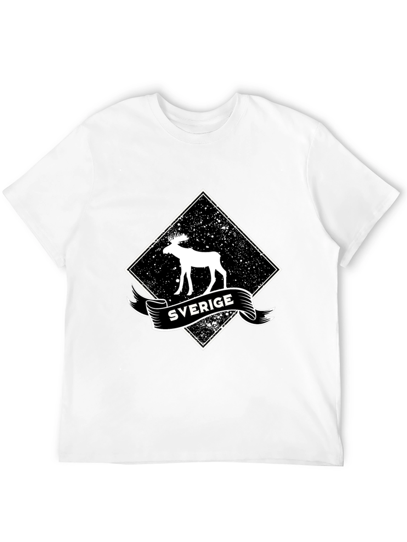 Sweden Sverige Moose Graphic T-Shirt