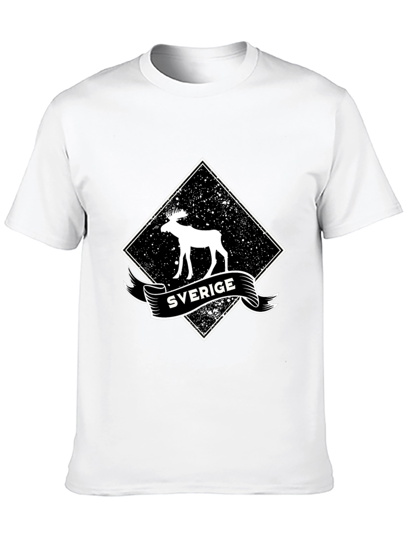 Sweden Sverige Moose Graphic T-Shirt