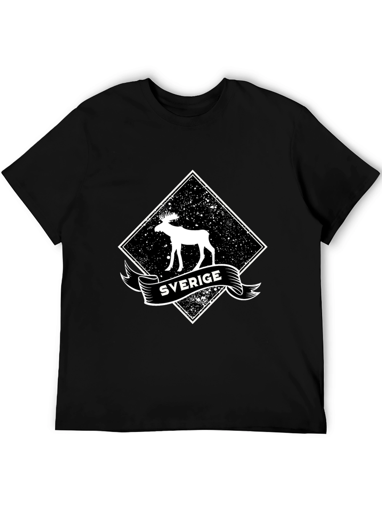 Sweden Sverige Moose Graphic T-Shirt