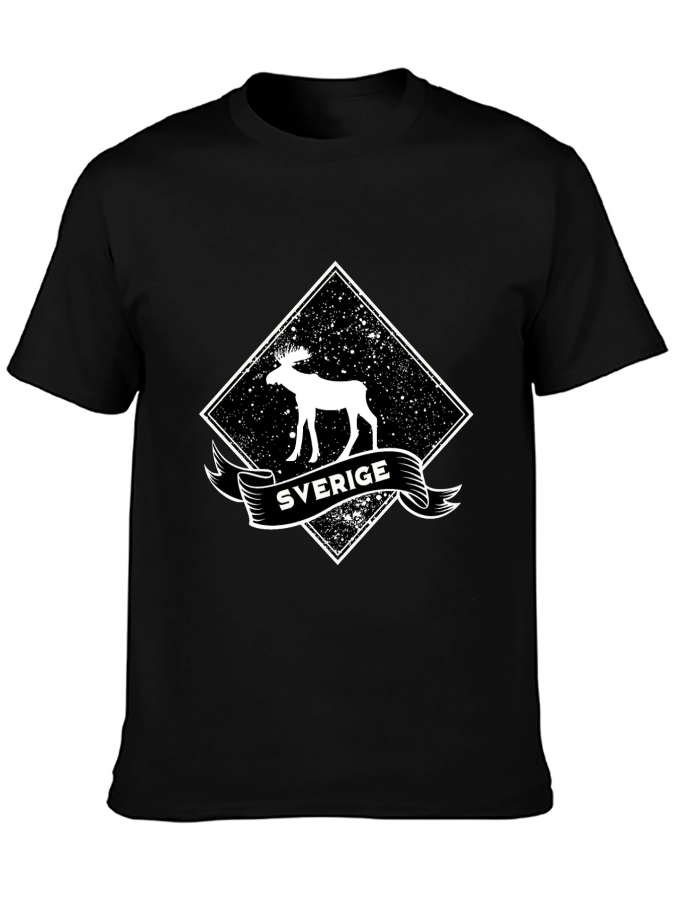 Sweden Sverige Moose Graphic T-Shirt