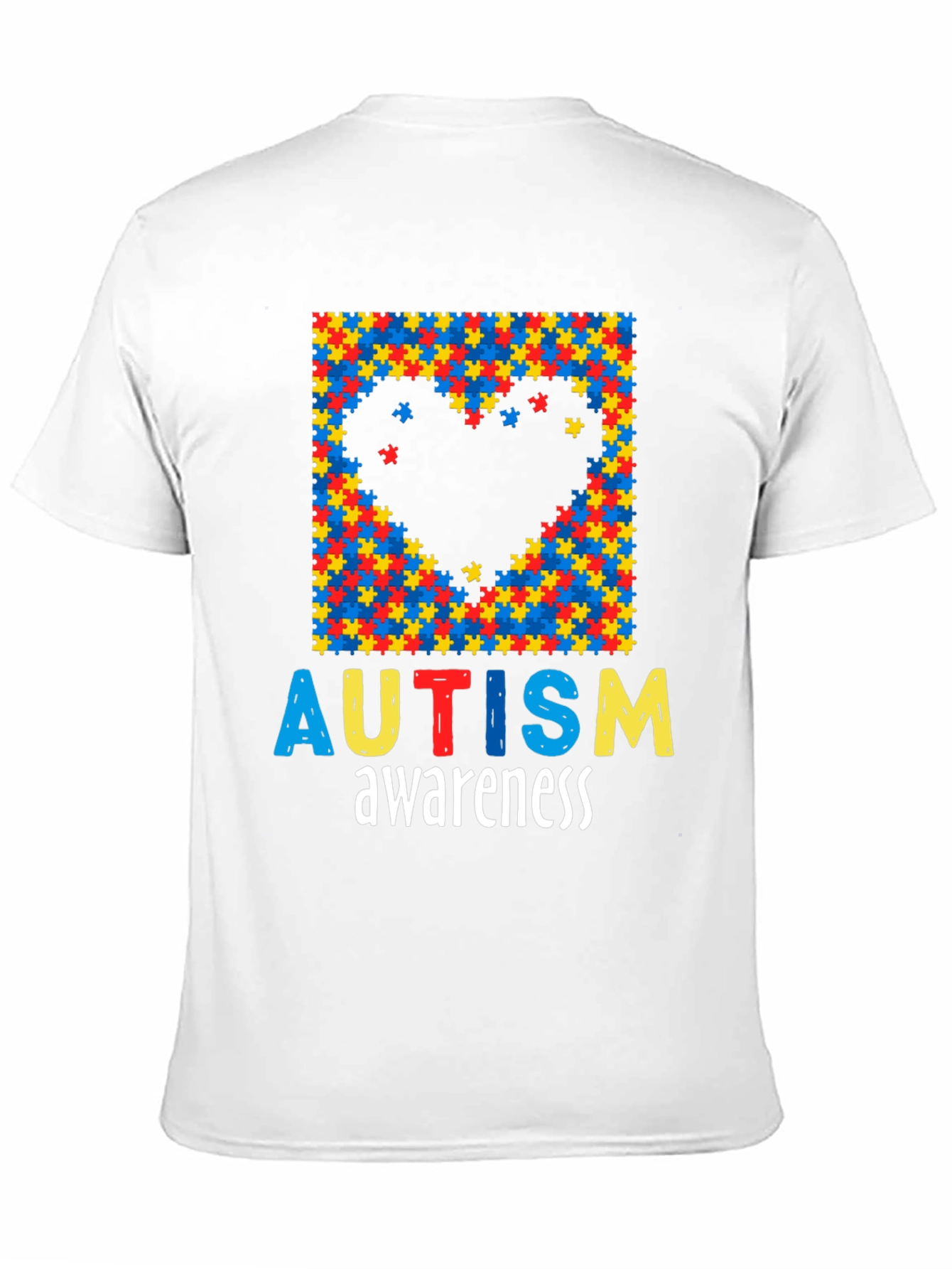 Autism Awareness Puzzle Piece Heart T-Shirt