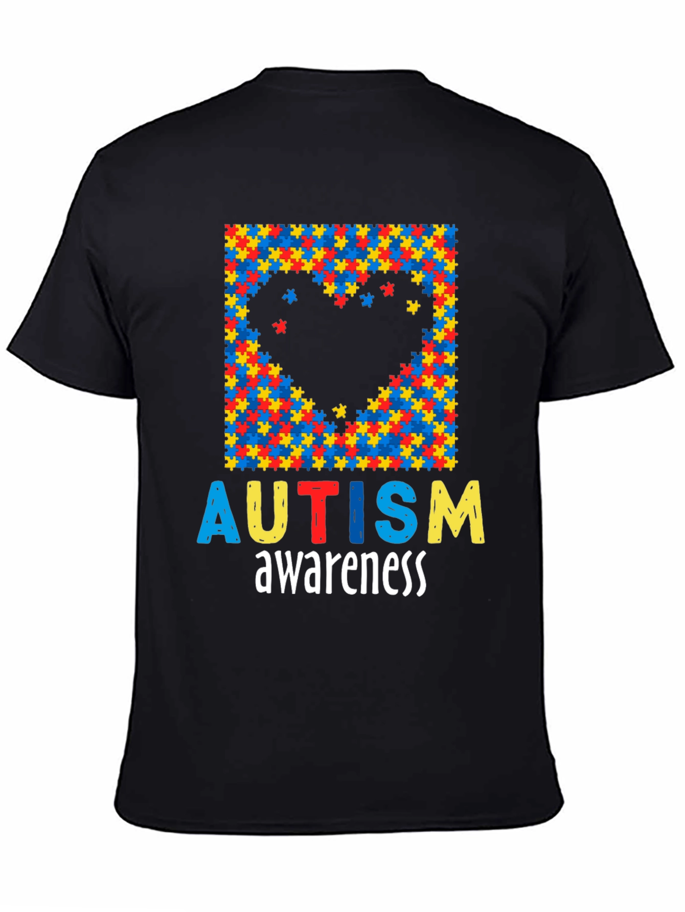 Autism Awareness Puzzle Piece Heart T-Shirt