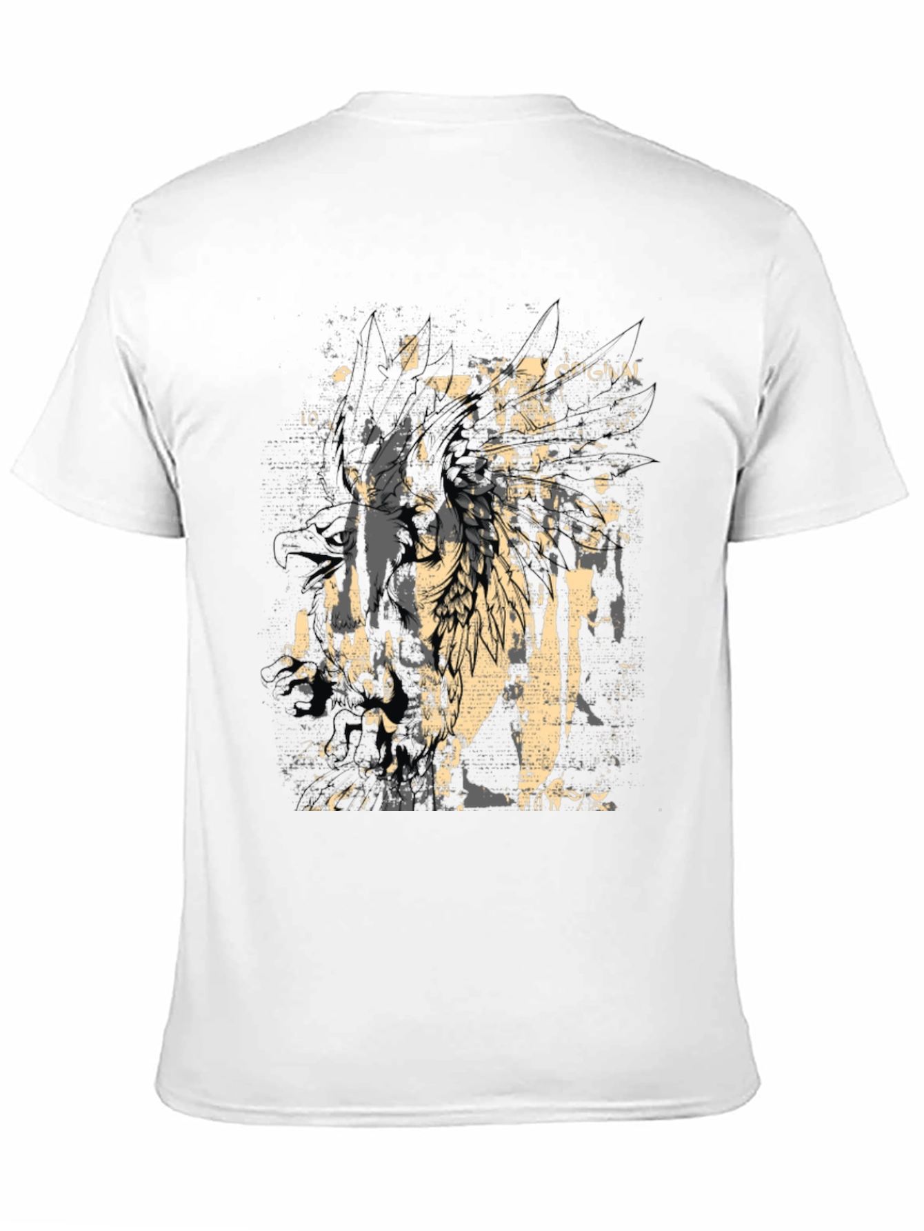 Edgy Graphic Print Black T-Shirt