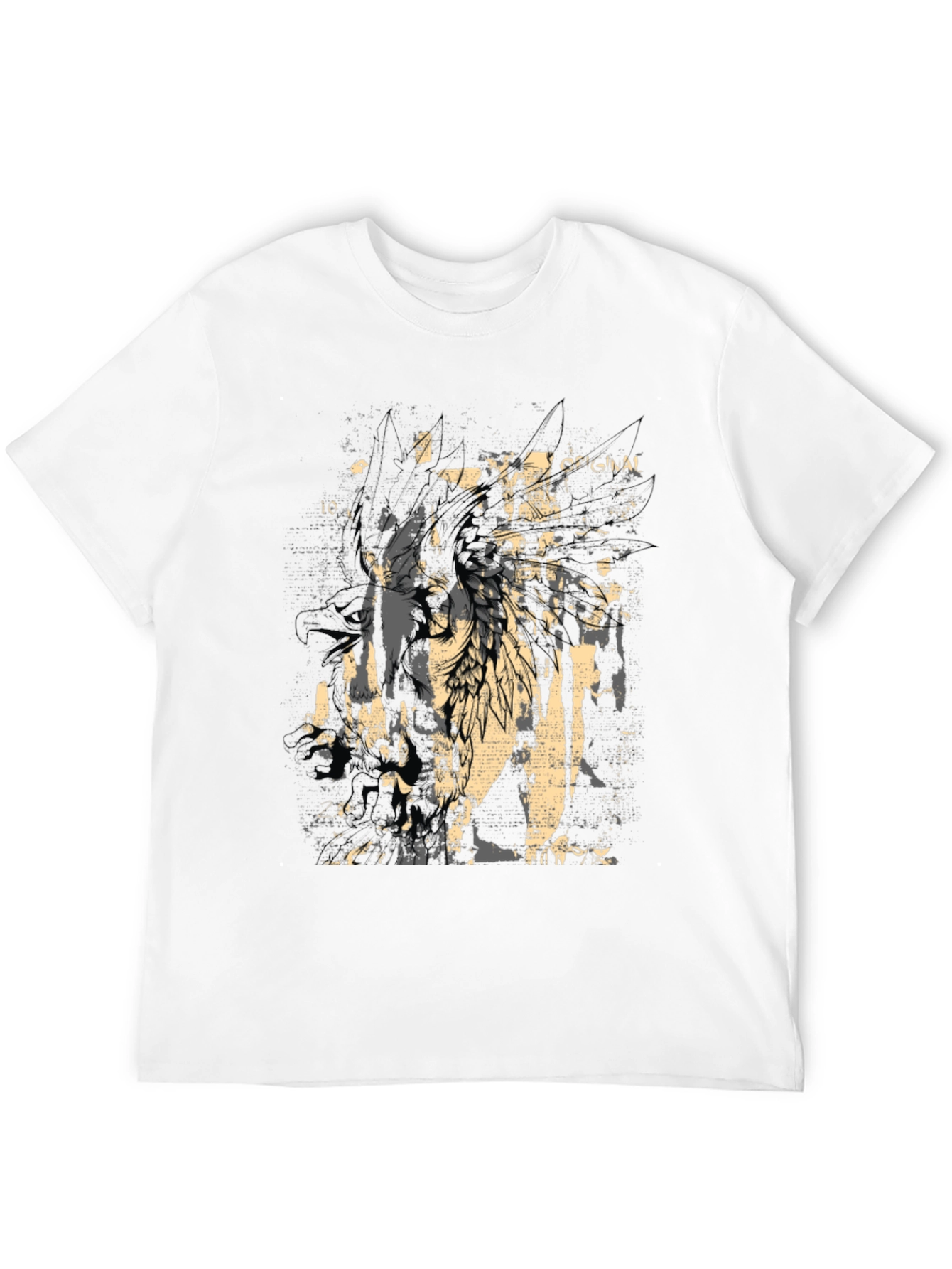 Edgy Graphic Print Black T-Shirt