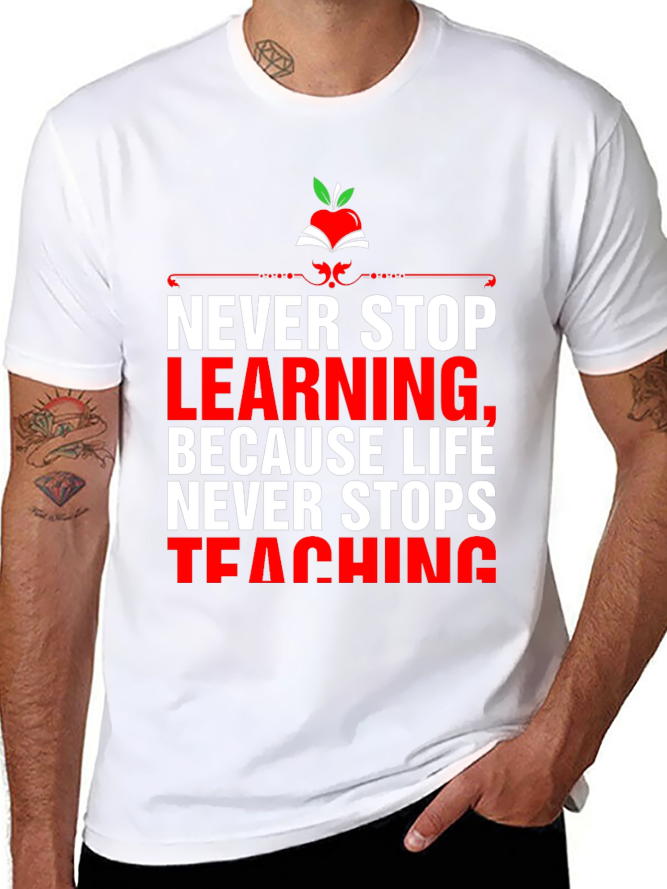 Never Stop Learning T-Shirt