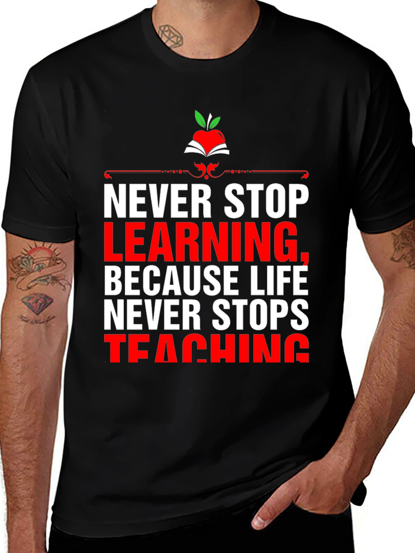 Never Stop Learning T-Shirt