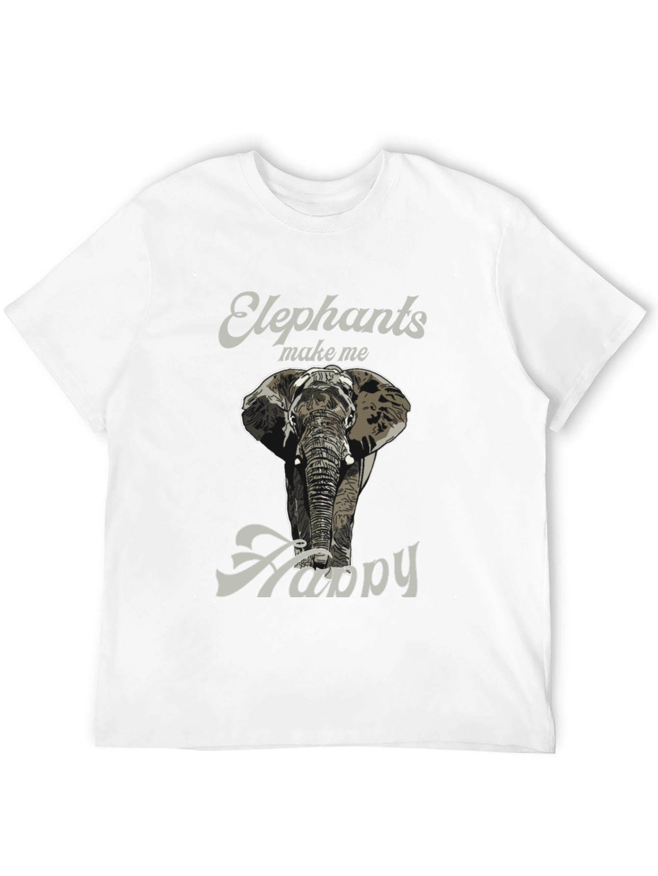 Elephant T-Shirt - Make Me Happy Tee