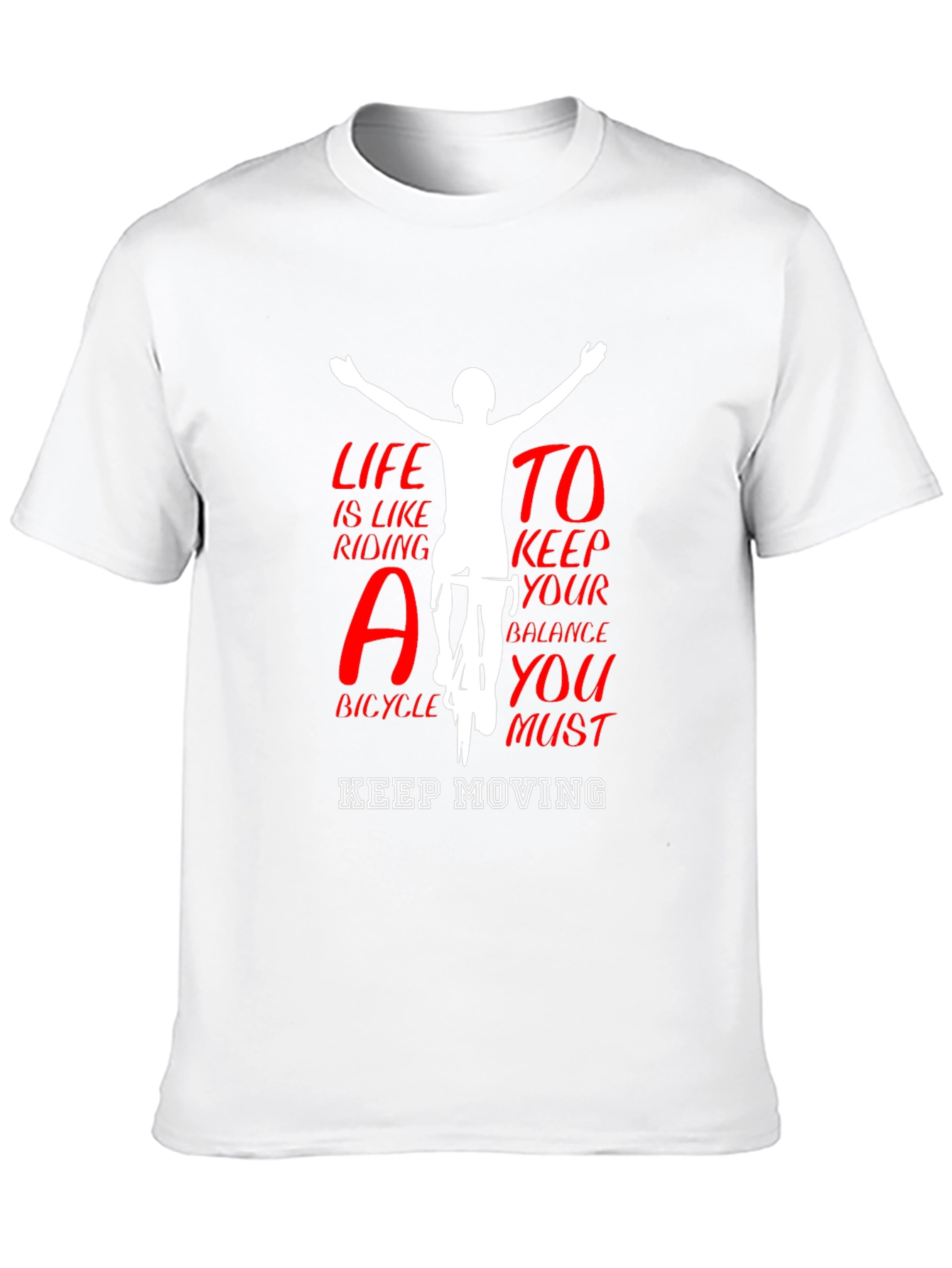 Life Like Riding Bicycle Tee - Keep Moving T-Shirt