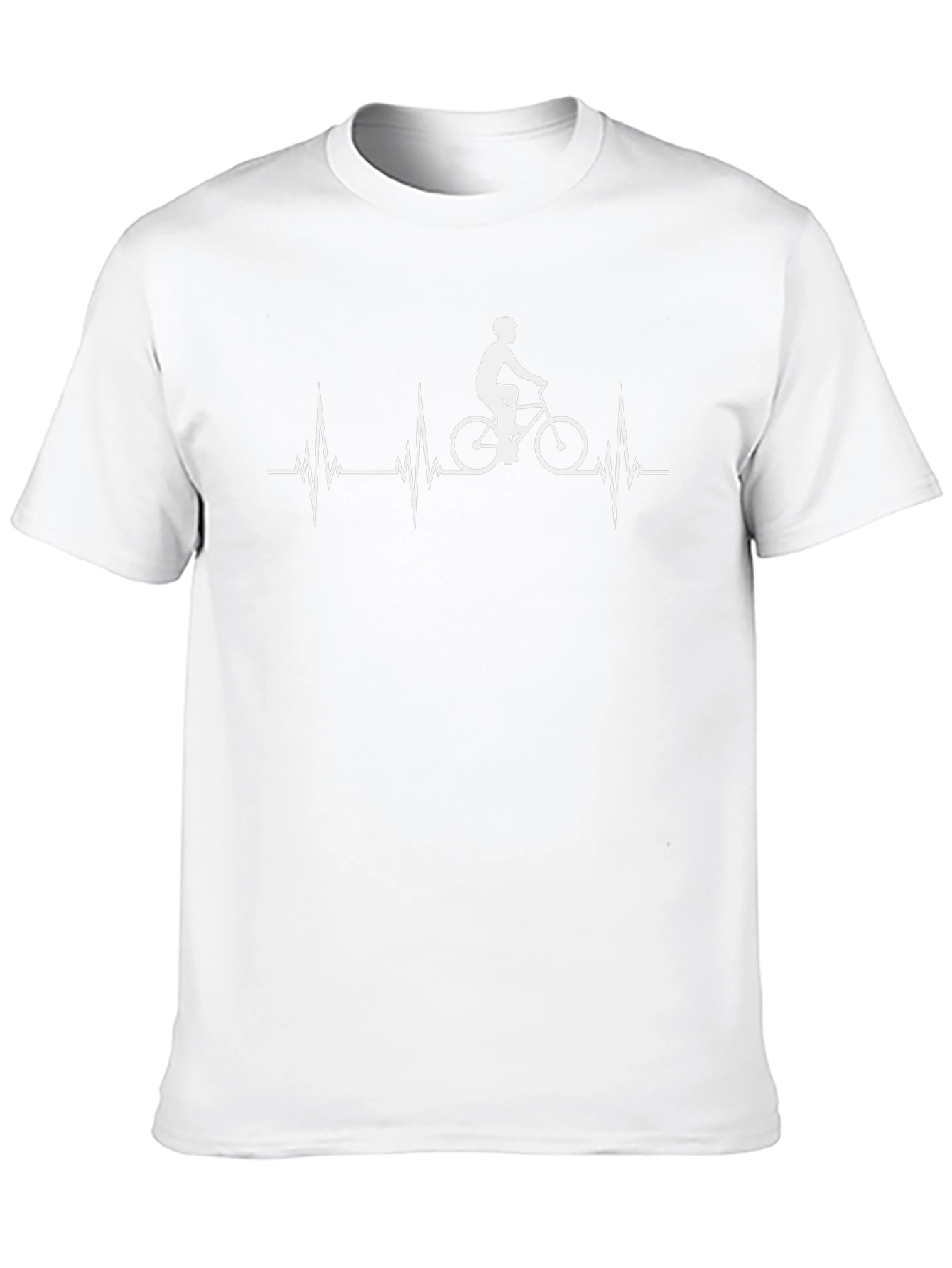 Cyclist Heartbeat Graphic Tee - Black
