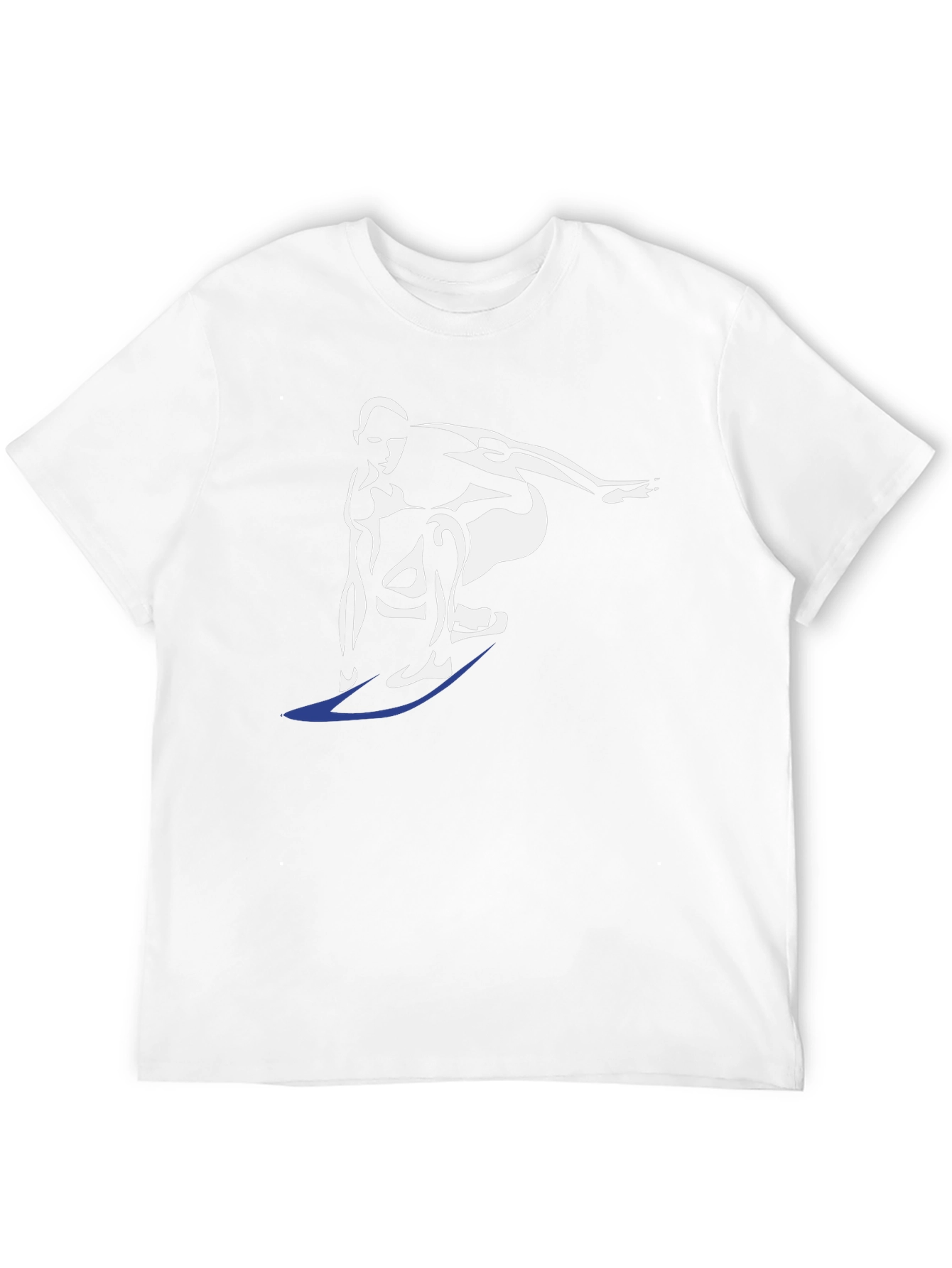 Surfer Graphic T-Shirt - Black Cotton Tee