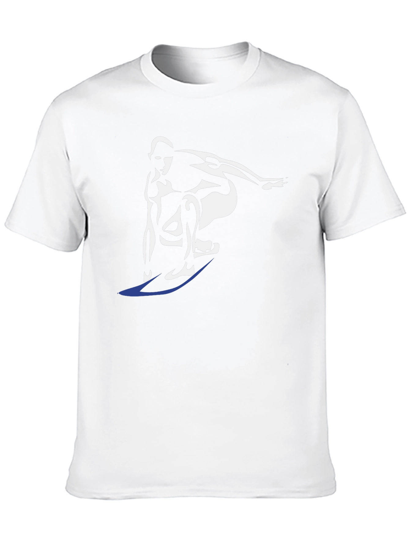 Surfer Graphic T-Shirt - Black Cotton Tee