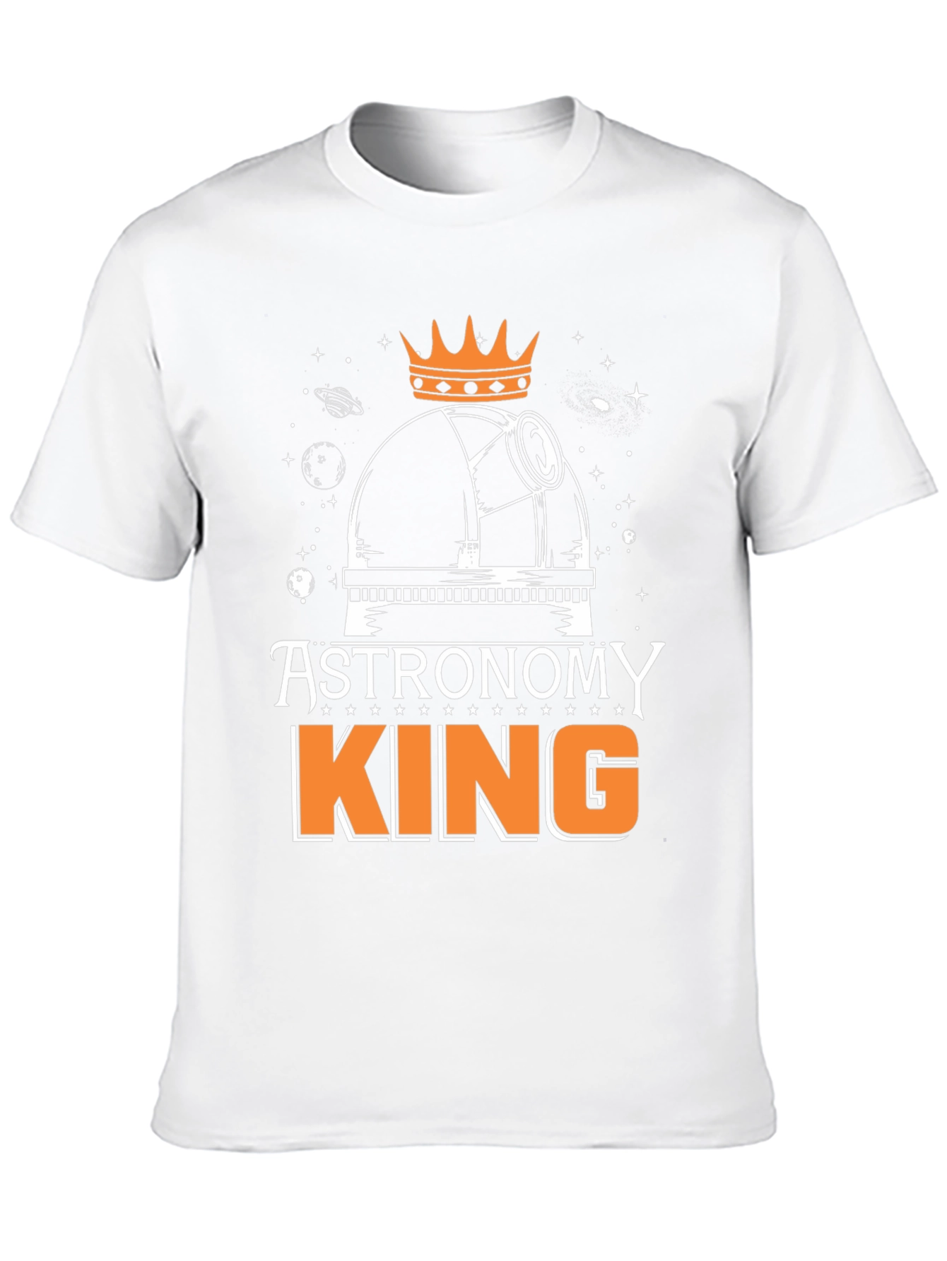 Astronomy King Mens Black T-Shirt