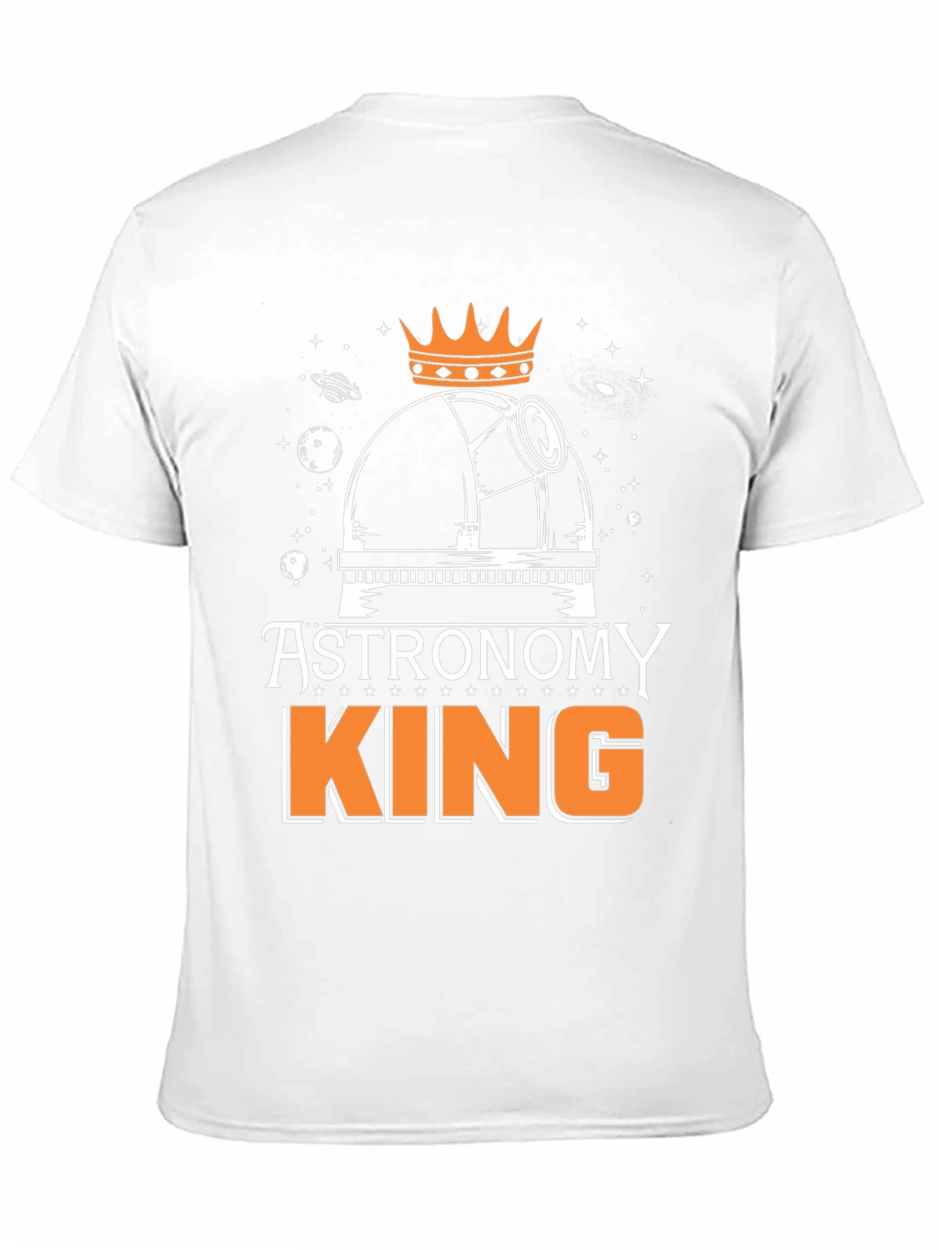 Astronomy King Mens Black T-Shirt