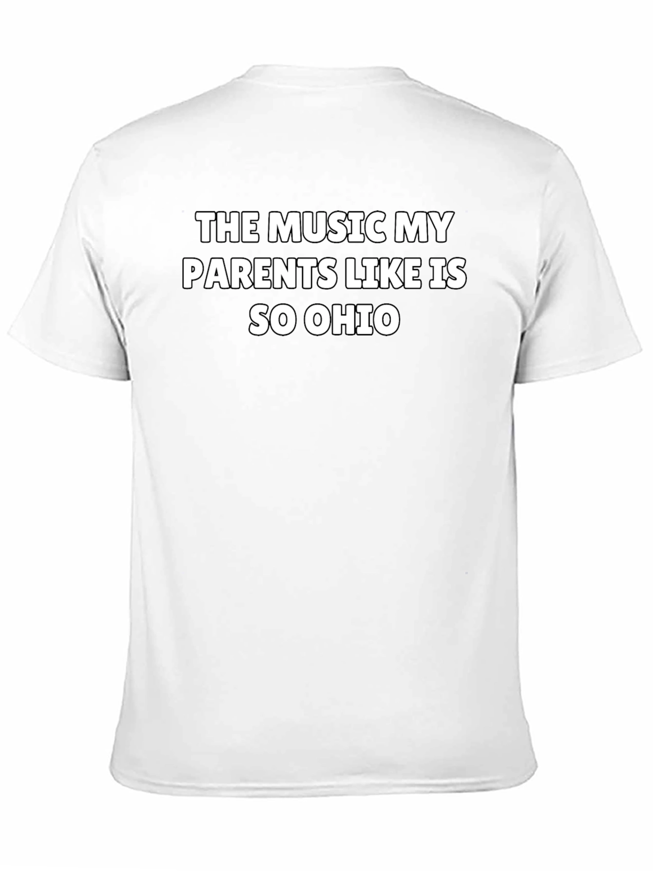 Funny Ohio Music Parents Black T-Shirt