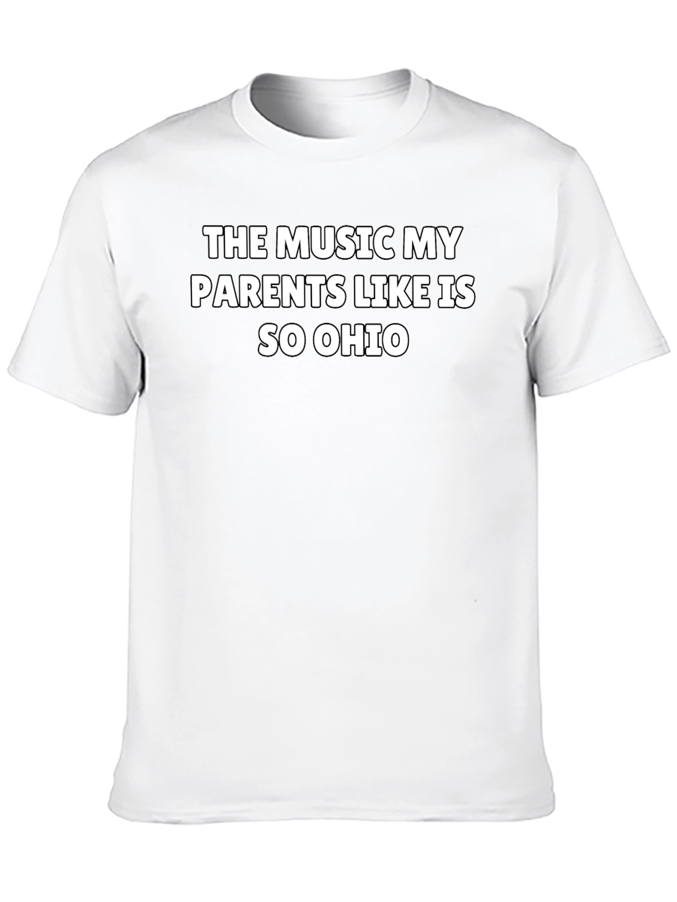 Funny Ohio Music Parents Black T-Shirt