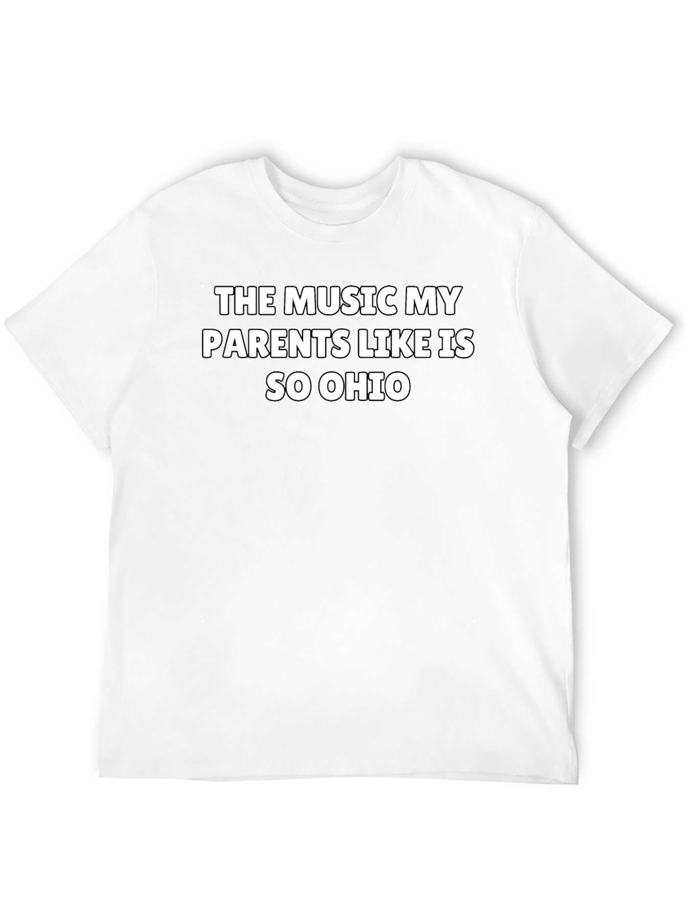 Funny Ohio Music Parents Black T-Shirt