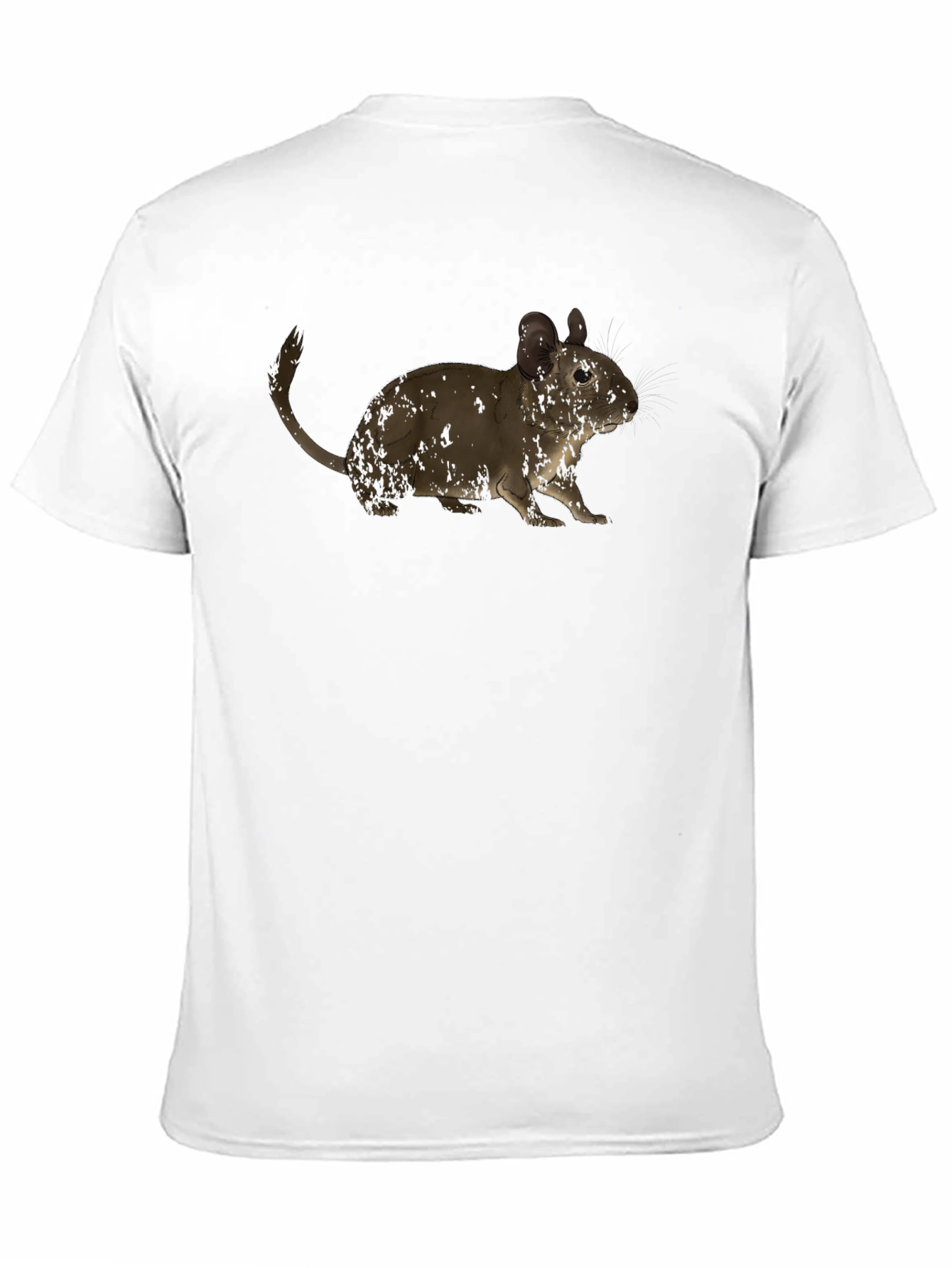 Cute Degu Rat T-Shirt - Casual Black Tee