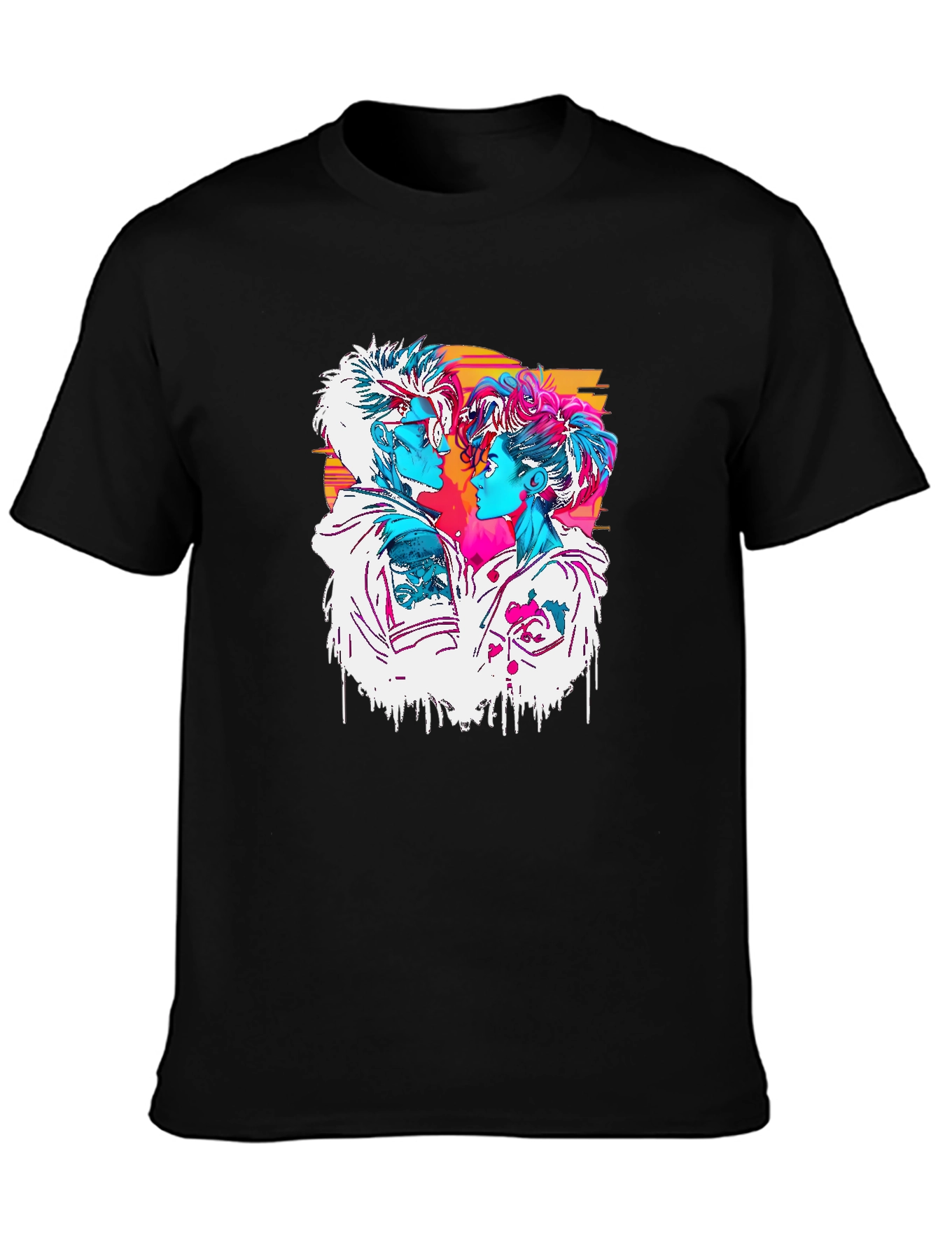 Retro Couple Graphic Tee