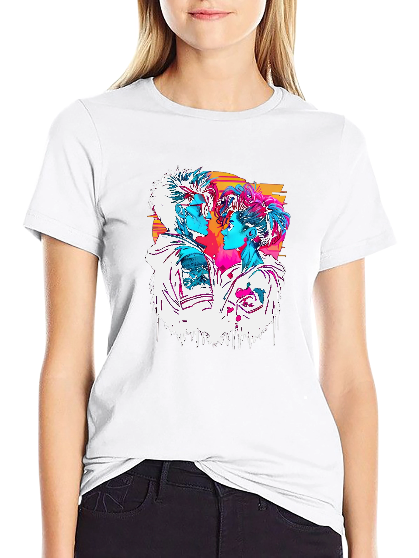 Retro Couple Graphic Tee