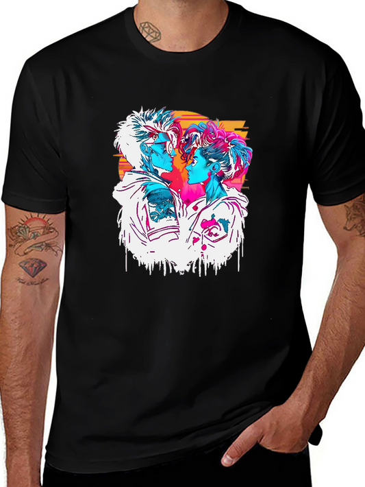 Retro Couple Graphic Tee