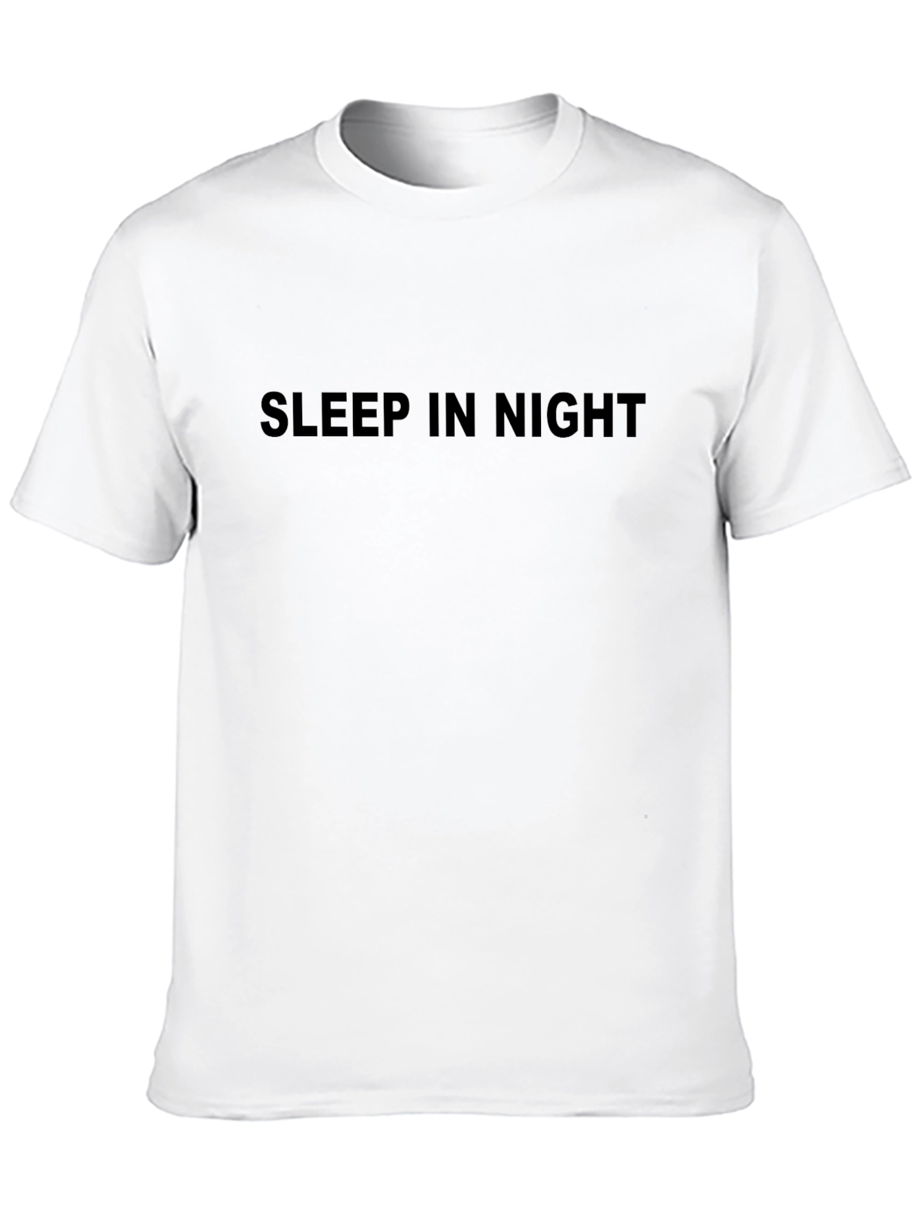 Sleep In Night Black T-Shirt