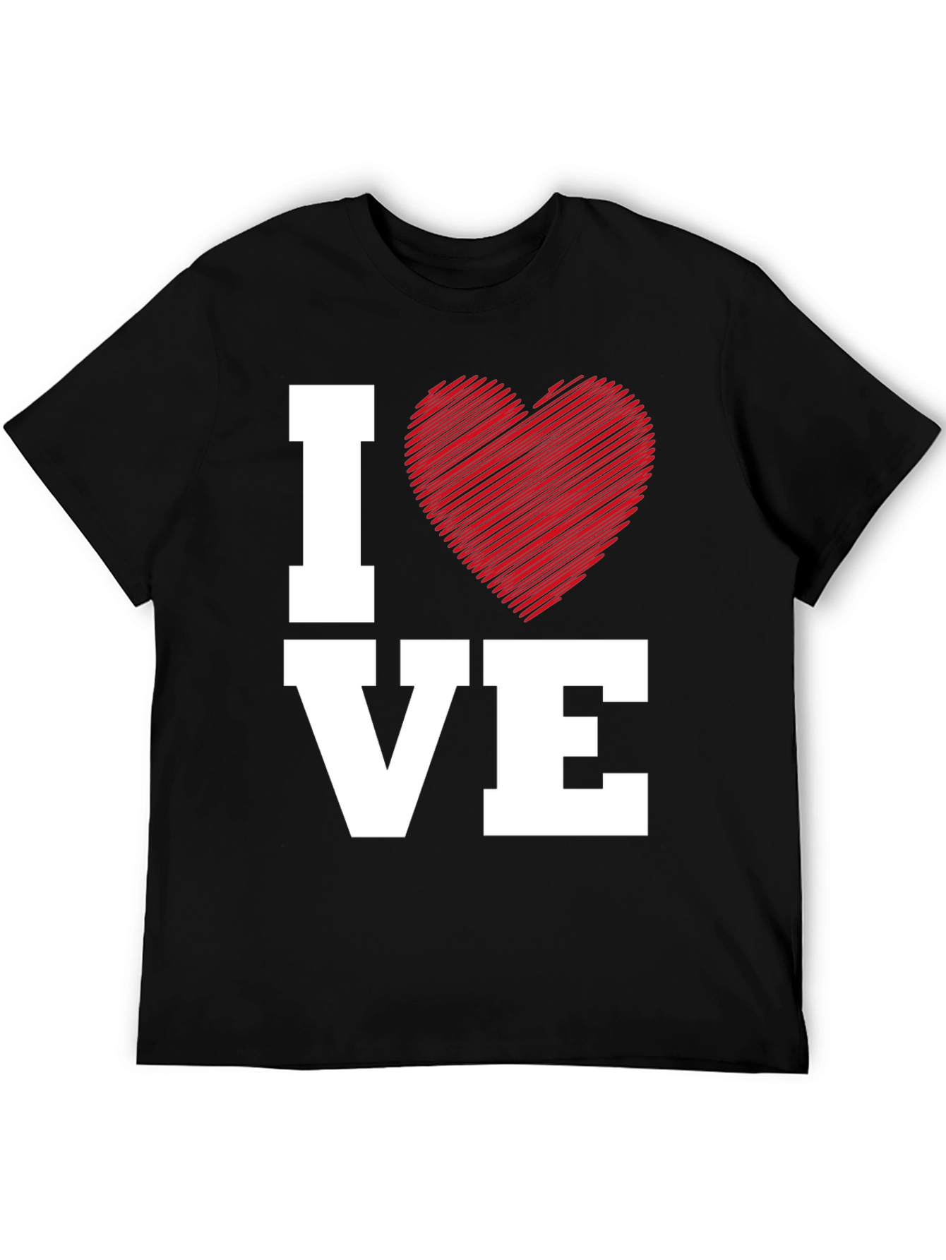 I Heart VE Black Graphic Tee - Love Expression