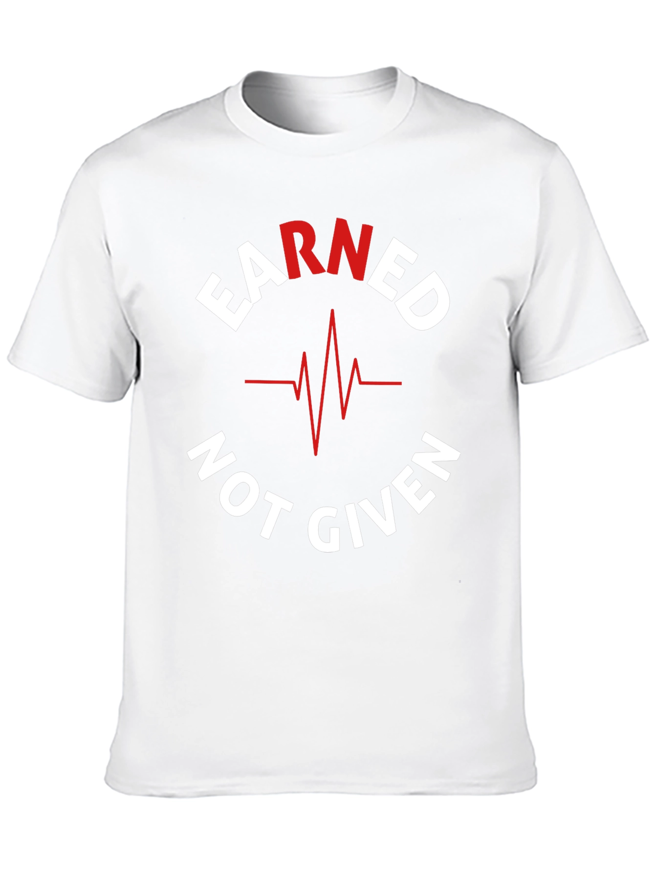 Earned Not Given Graphic Tee - Black Cotton T-Shirt