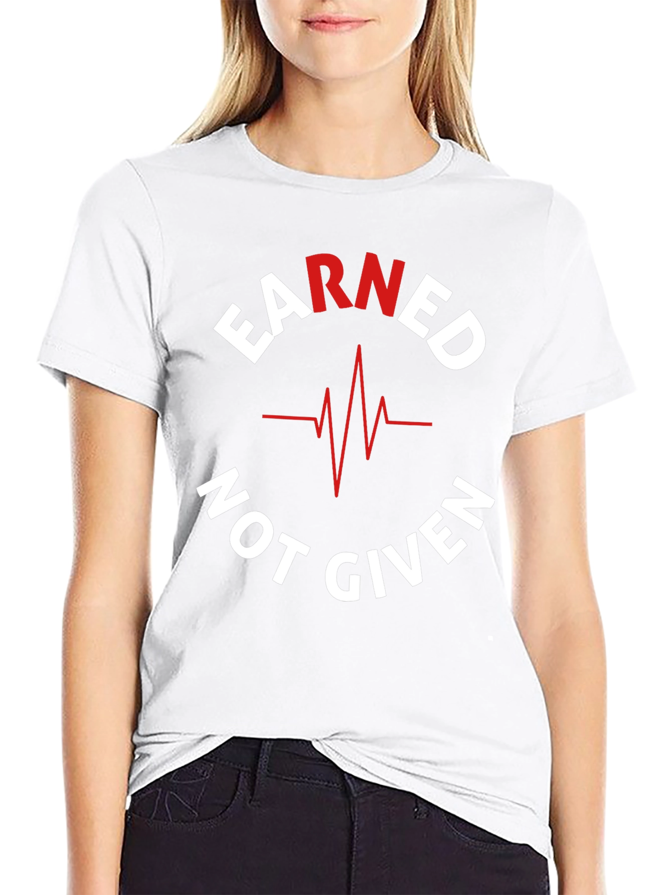 Earned Not Given Graphic Tee - Black Cotton T-Shirt