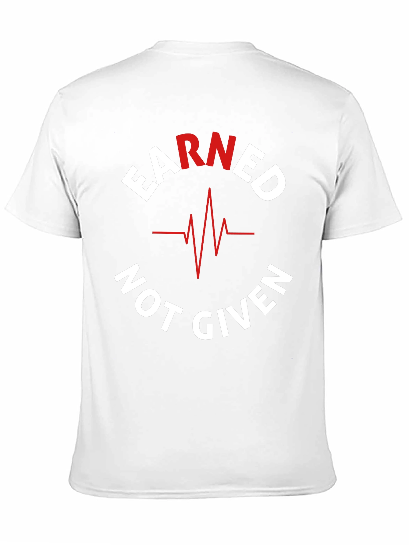 Earned Not Given Graphic Tee - Black Cotton T-Shirt