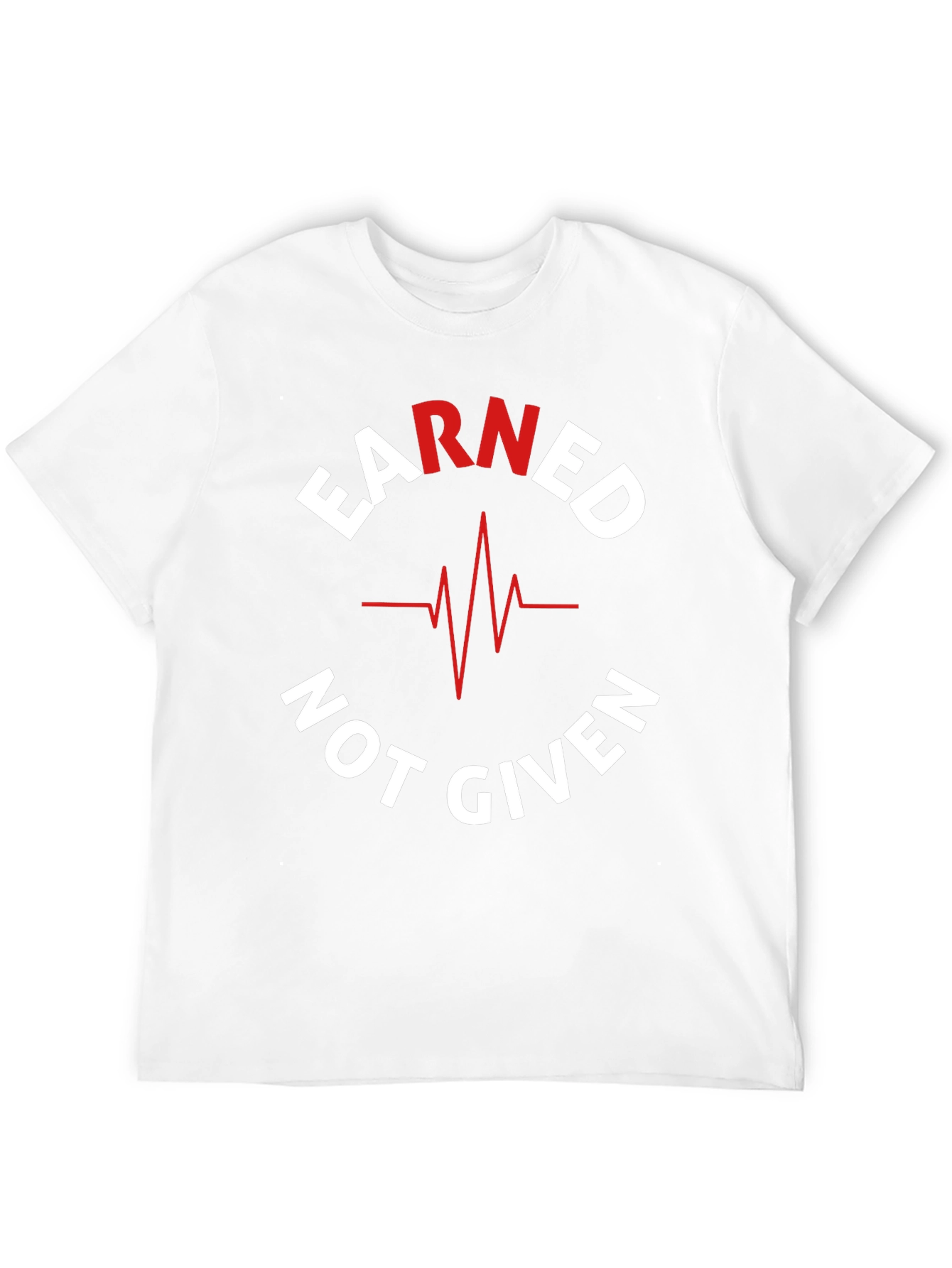 Earned Not Given Graphic Tee - Black Cotton T-Shirt