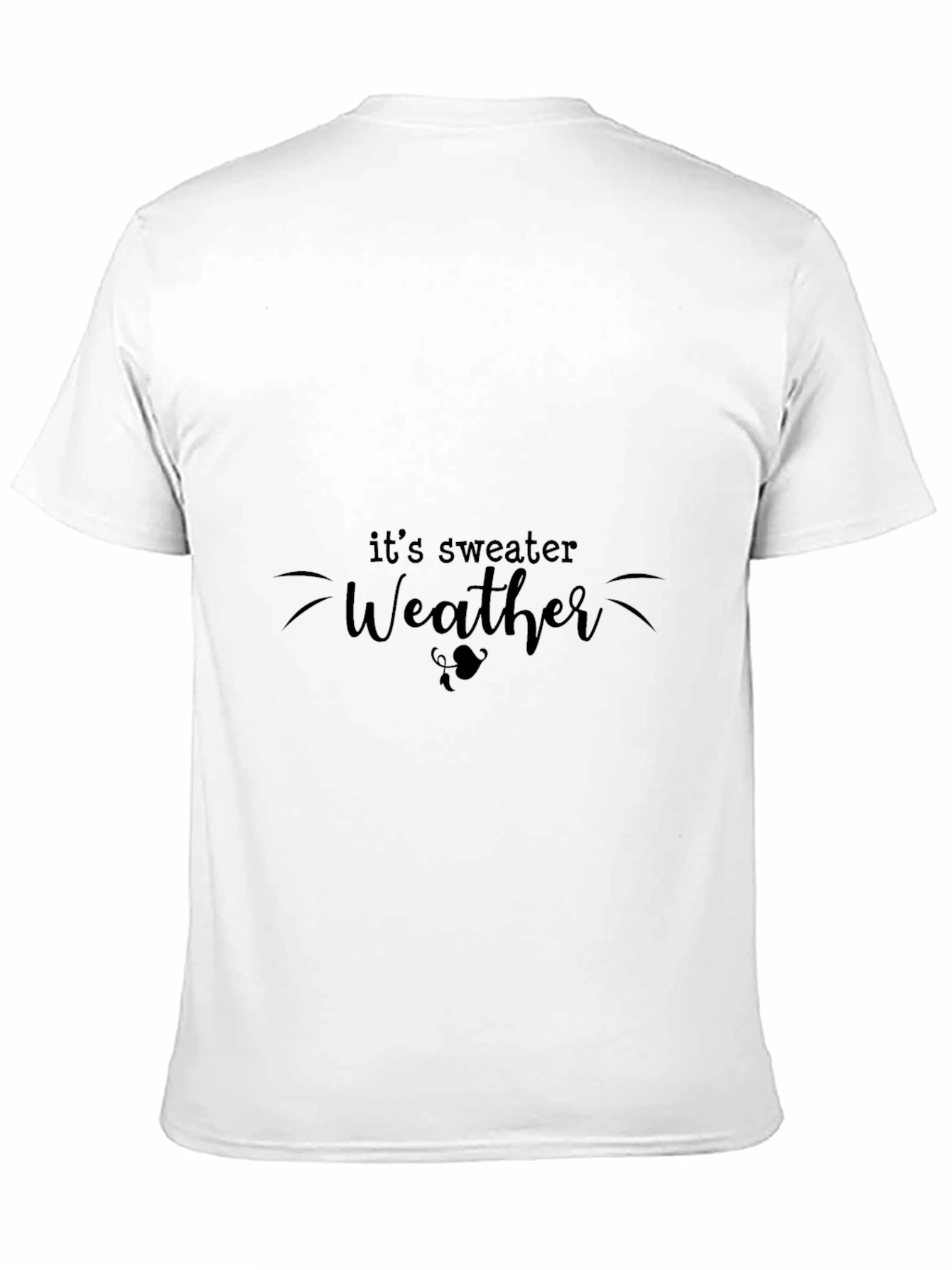 Sweater Weather Black Graphic Tee