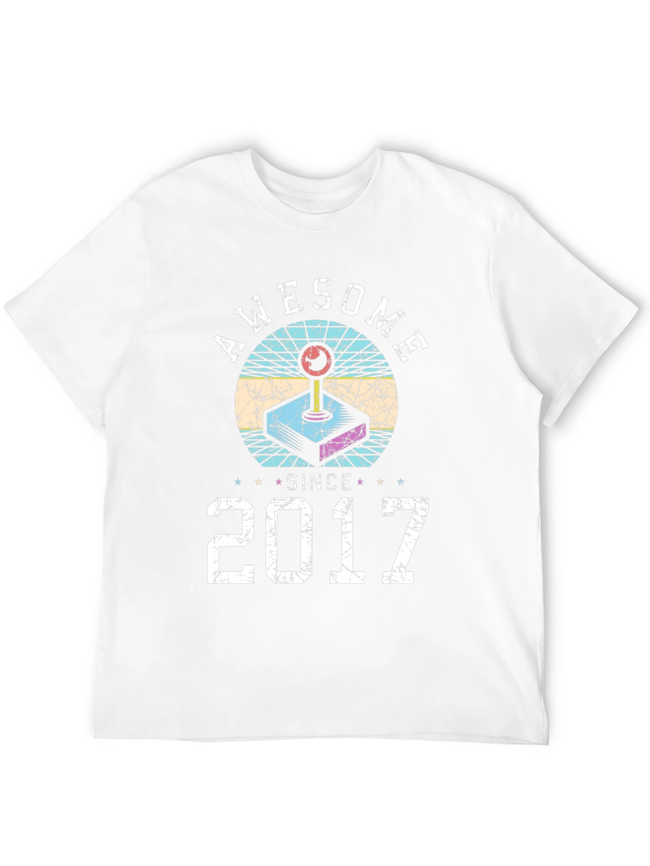 Awesome Since 2017 Retro Gaming T-Shirt