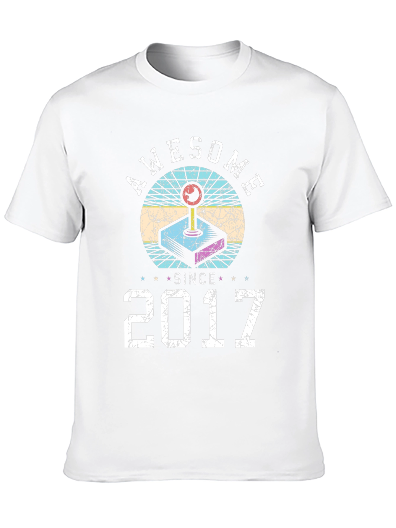 Awesome Since 2017 Retro Gaming T-Shirt